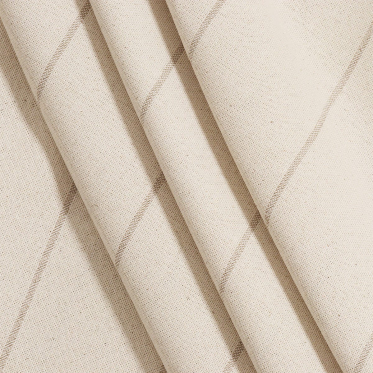 Cadiz Stripe Natural Double Width Fabric - Image 4