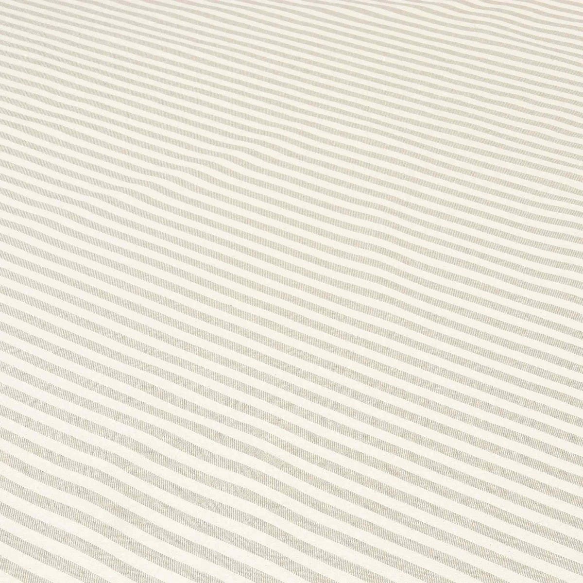 Cambridge Stripe Beige Double Width Fabric - Image 4