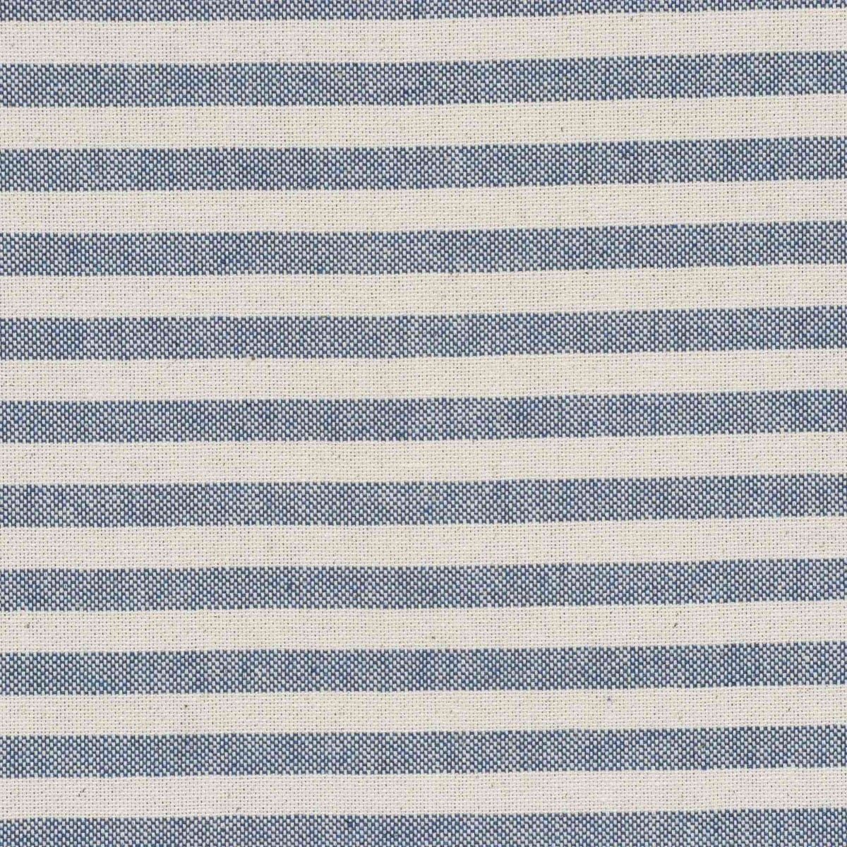 Cambridge Stripe Blue Double Width Fabric - Image 6