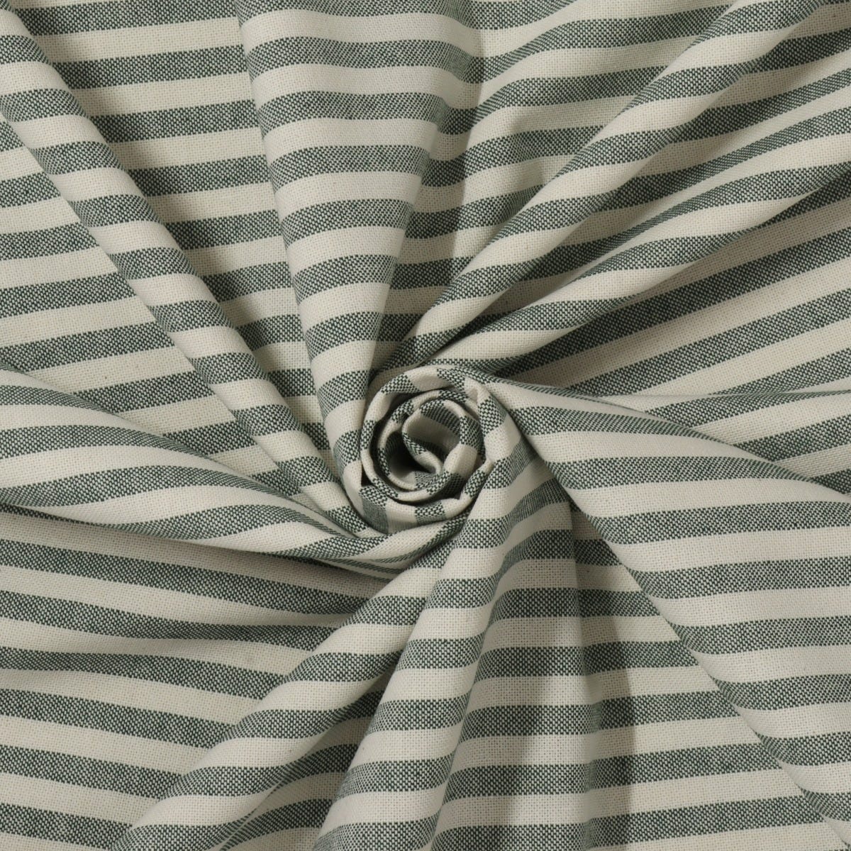 Cambridge Stripe Green Double Width Fabric - Image 3