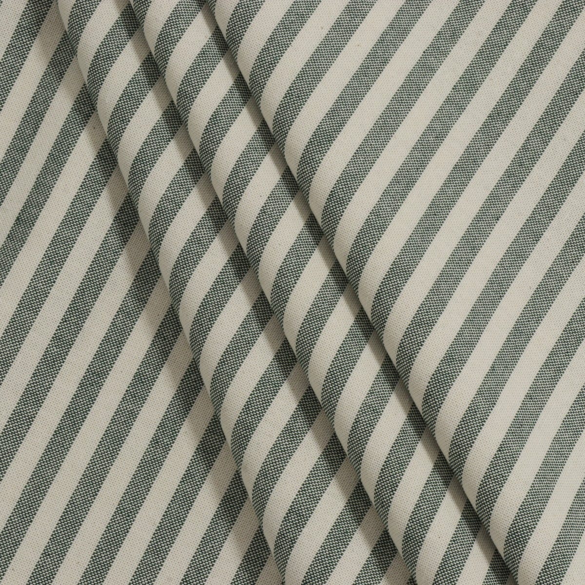 Cambridge Stripe Green Double Width Fabric - Image 6