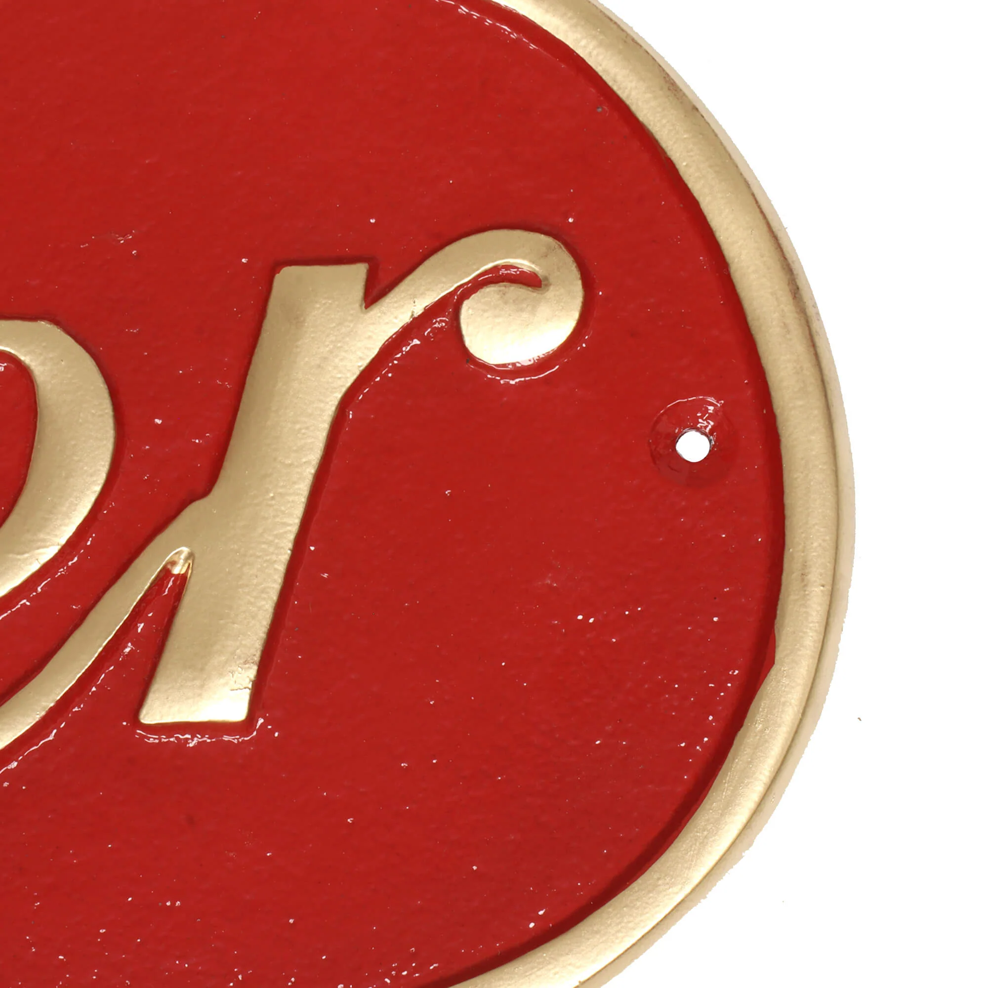 Cartier Cast Aluminium Wall Sign - Image 3