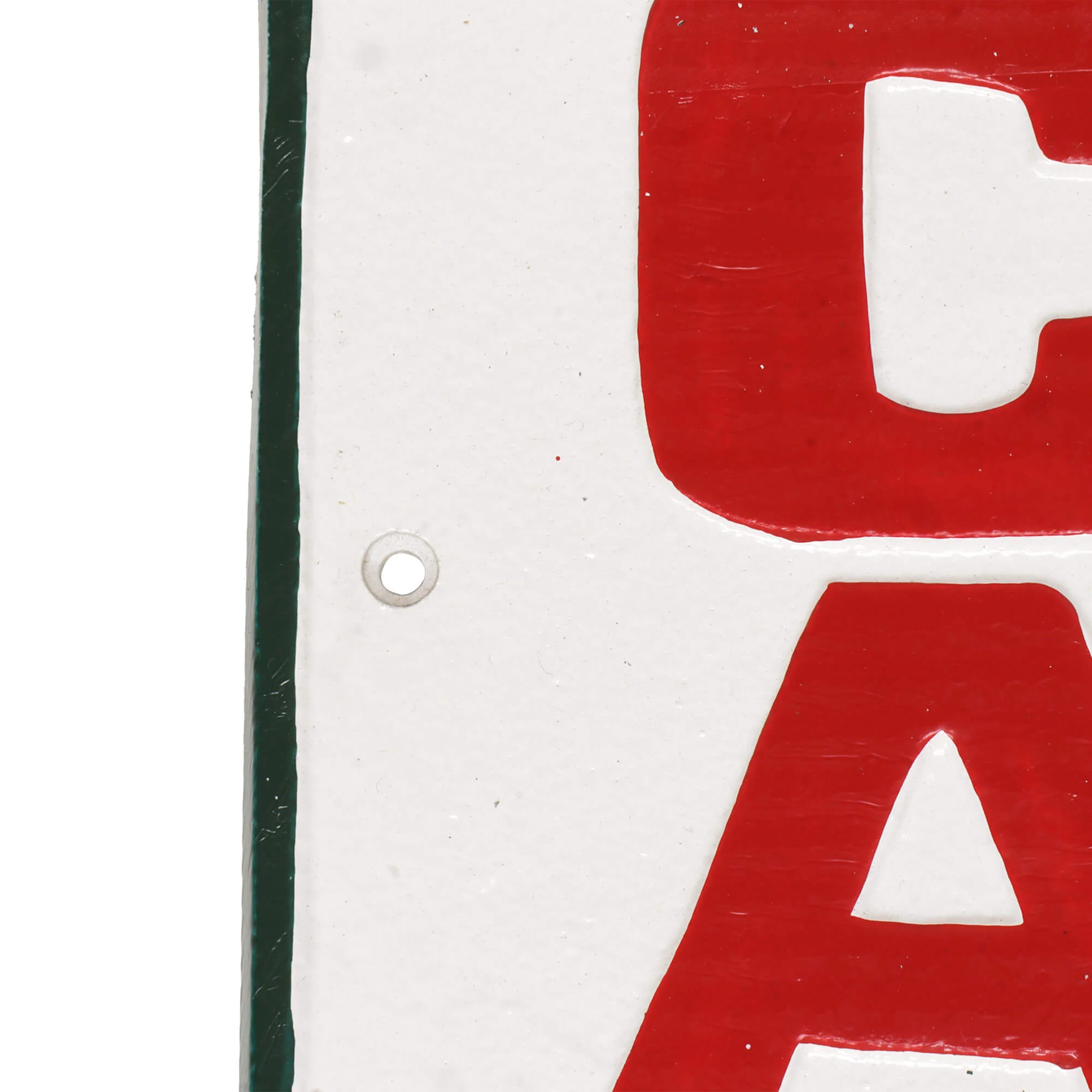 Castrol Ask For Large Cast Iron Wall Sign - Image 3