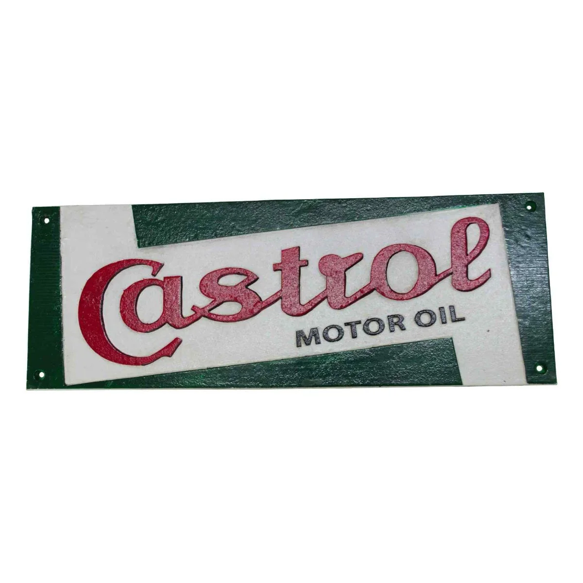Castrol Motor Oil Cast Iron Wall Sign - Image 3