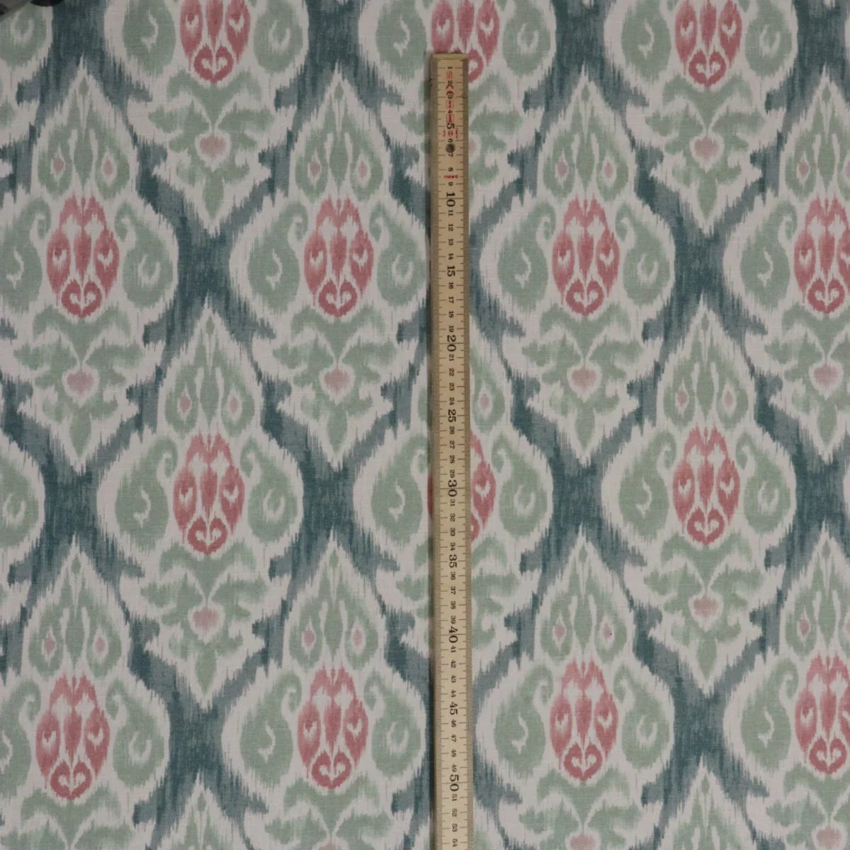 Chess Designs Arlo Sage Ikat Fabric - Image 5