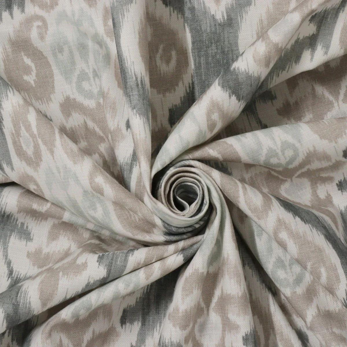 Chess Designs Arlo Stone Ikat Fabric - Image 3