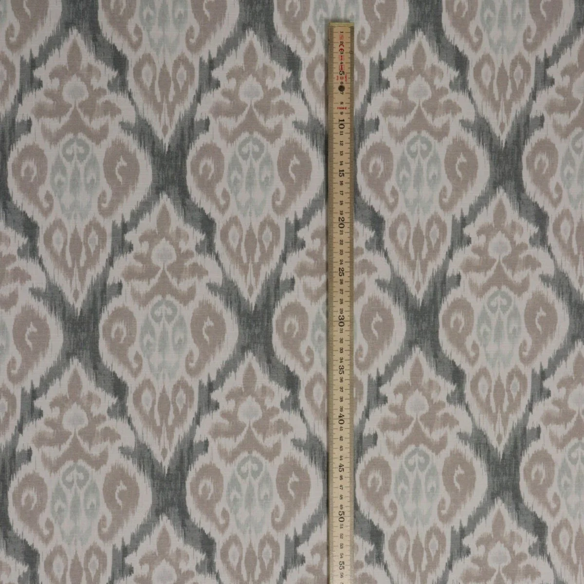 Chess Designs Arlo Stone Ikat Fabric - Image 4