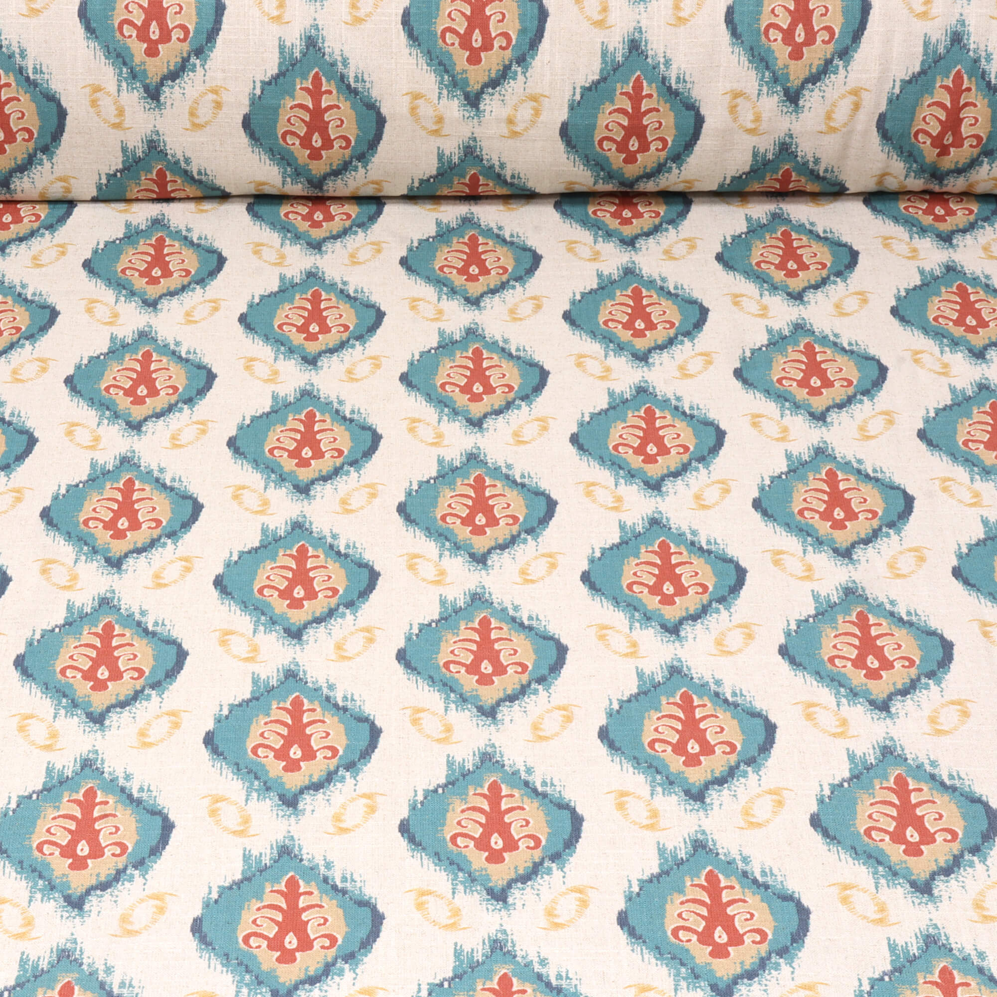 Chess Designs Bukari Kingfisher Fabric - Image 2