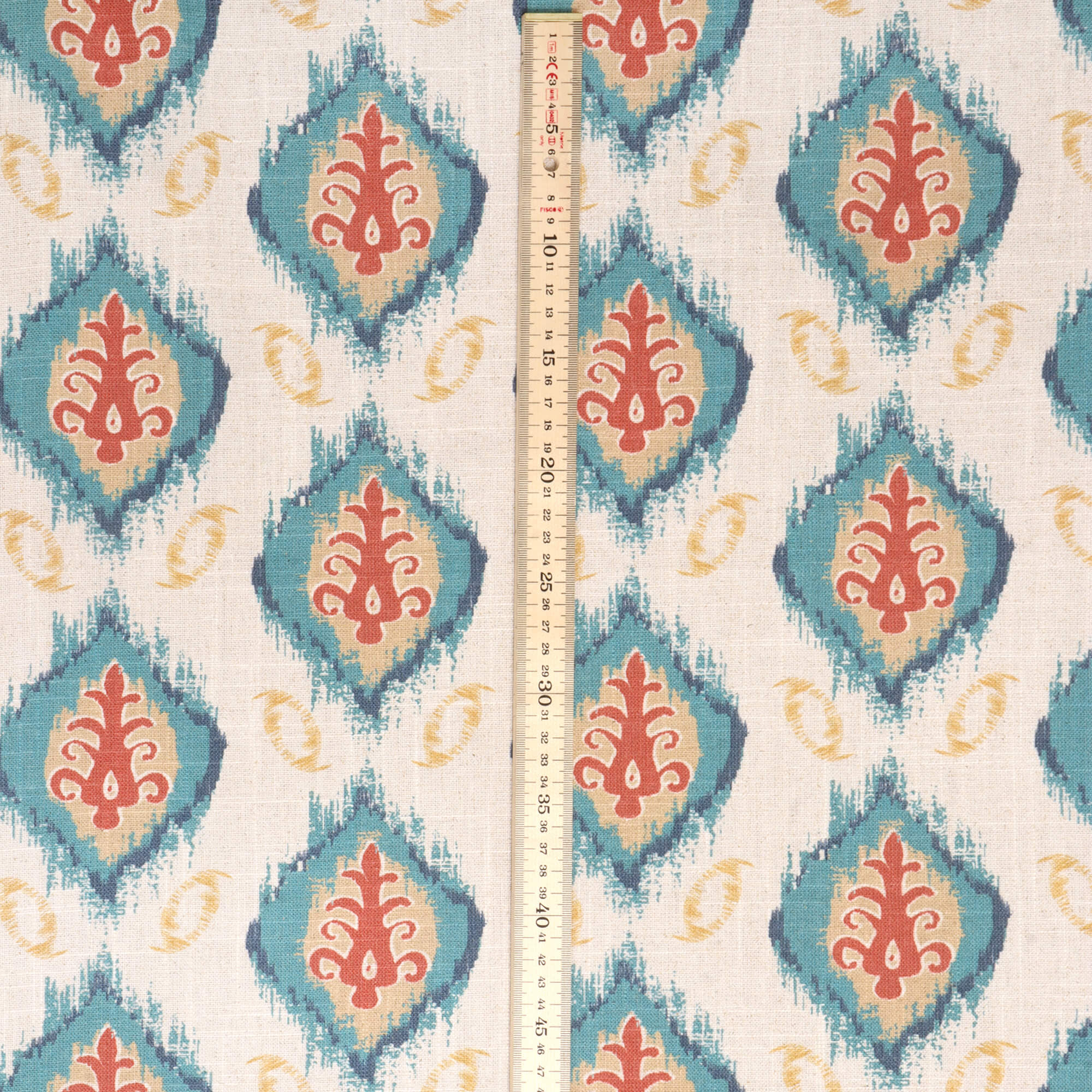 Chess Designs Bukari Kingfisher Fabric - Image 5