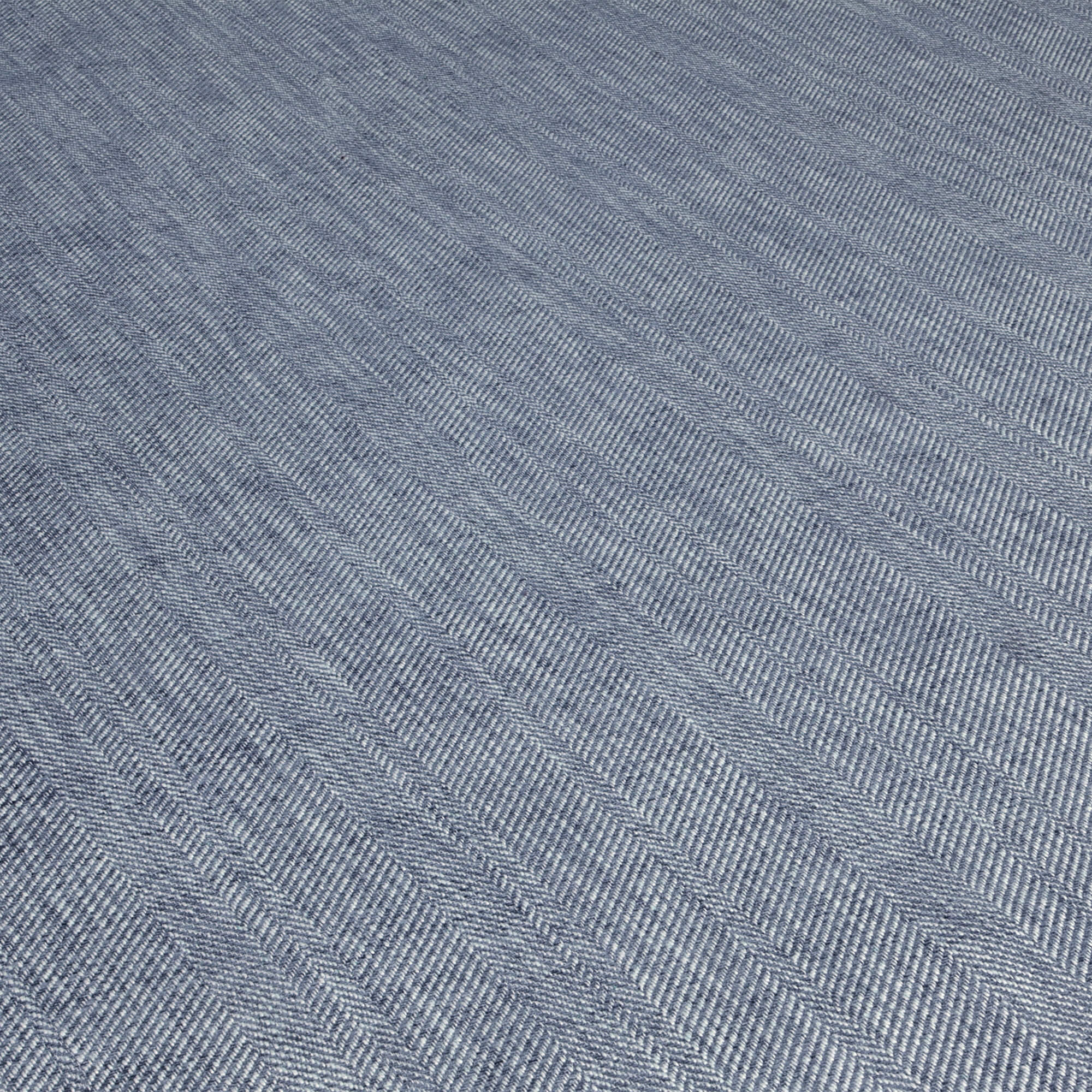 Chess Designs Caprio Herringbone Navy Fabric - Image 4