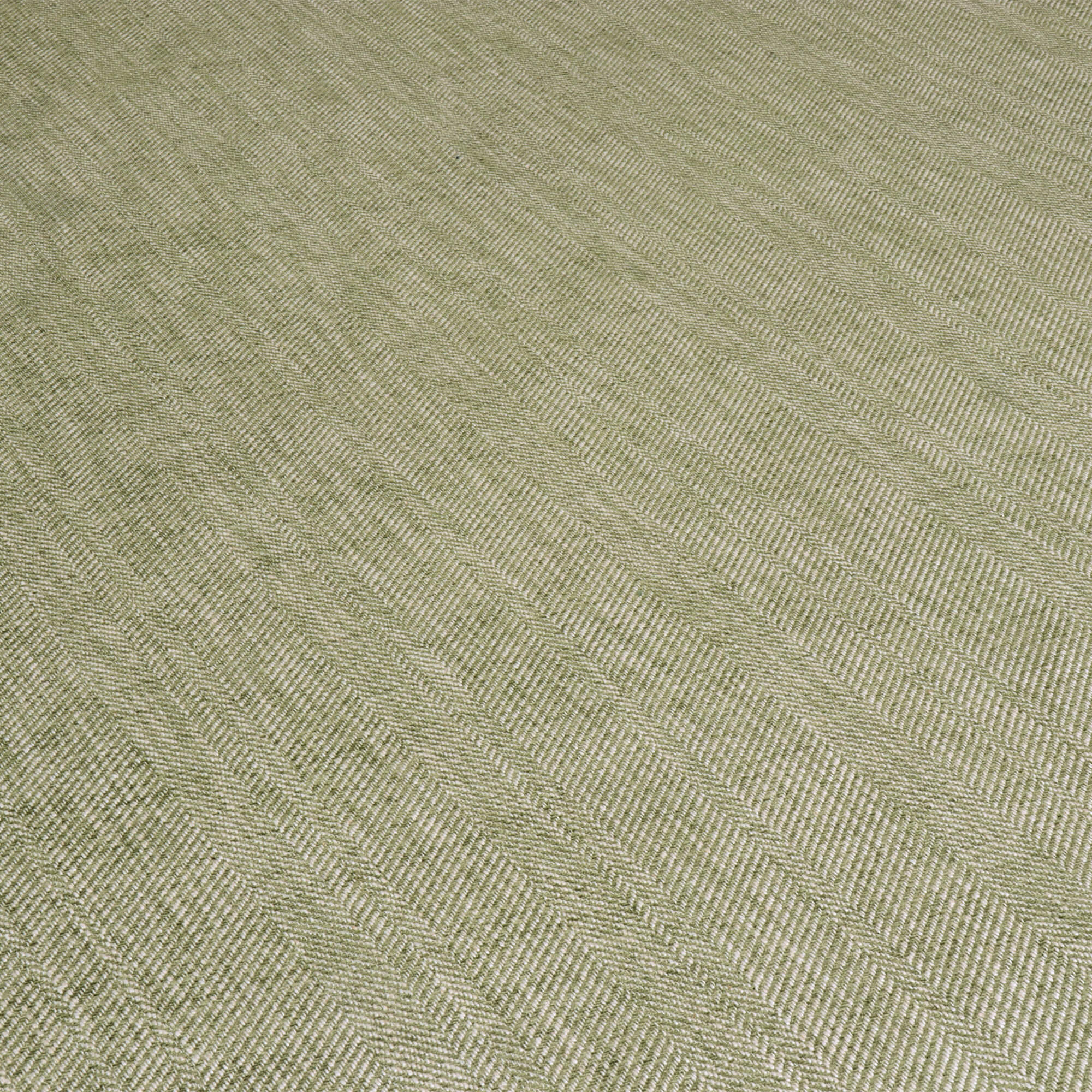 Chess Designs Caprio Herringbone Pasture Fabric - Image 4