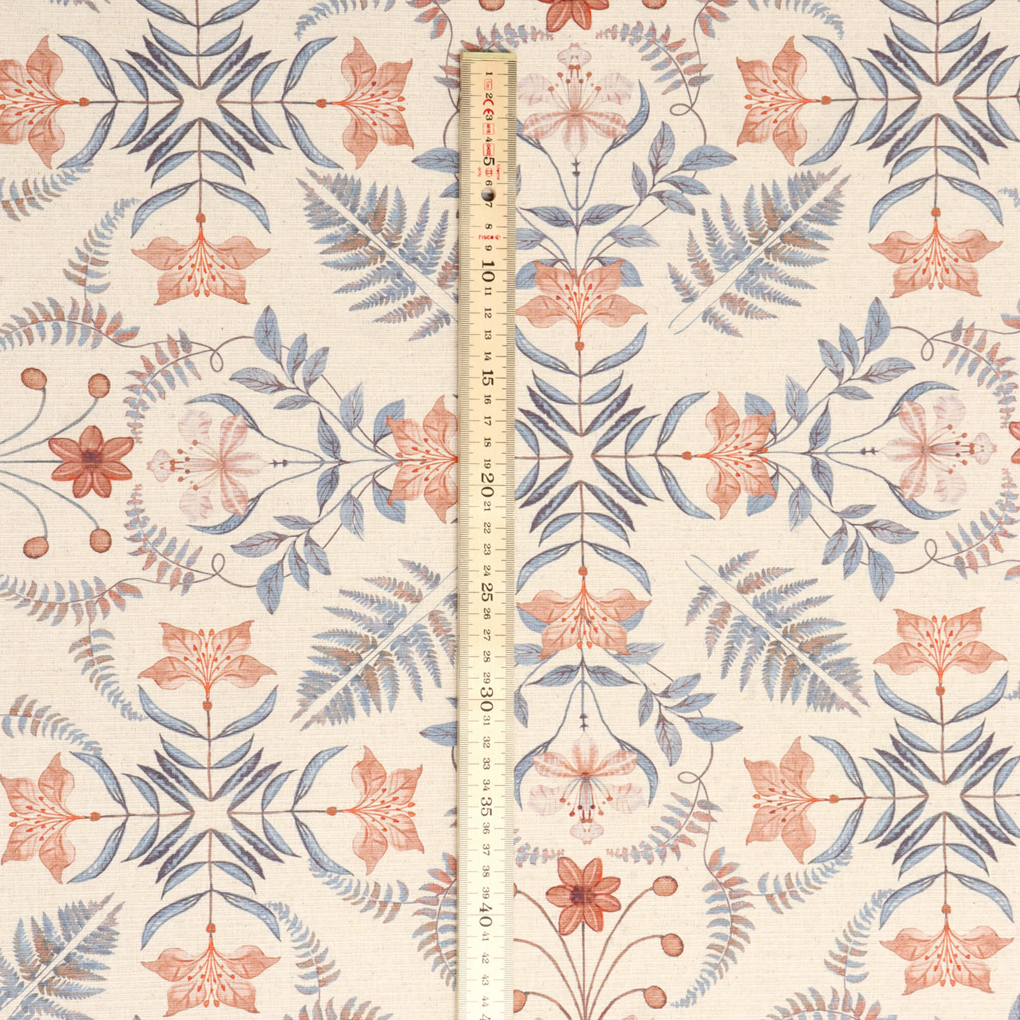 Chess Designs Fresco Denim Fabric - Image 5