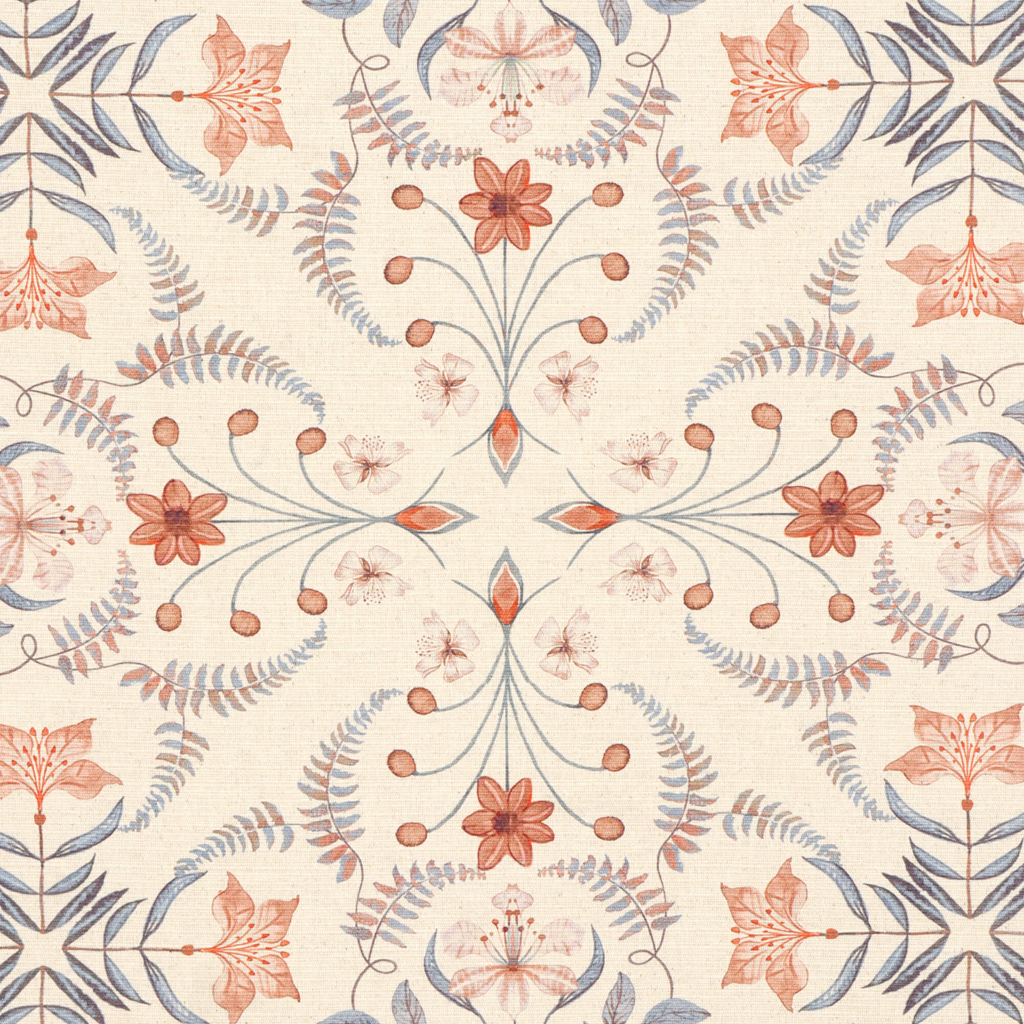 Chess Designs Fresco Denim Fabric - Image 6