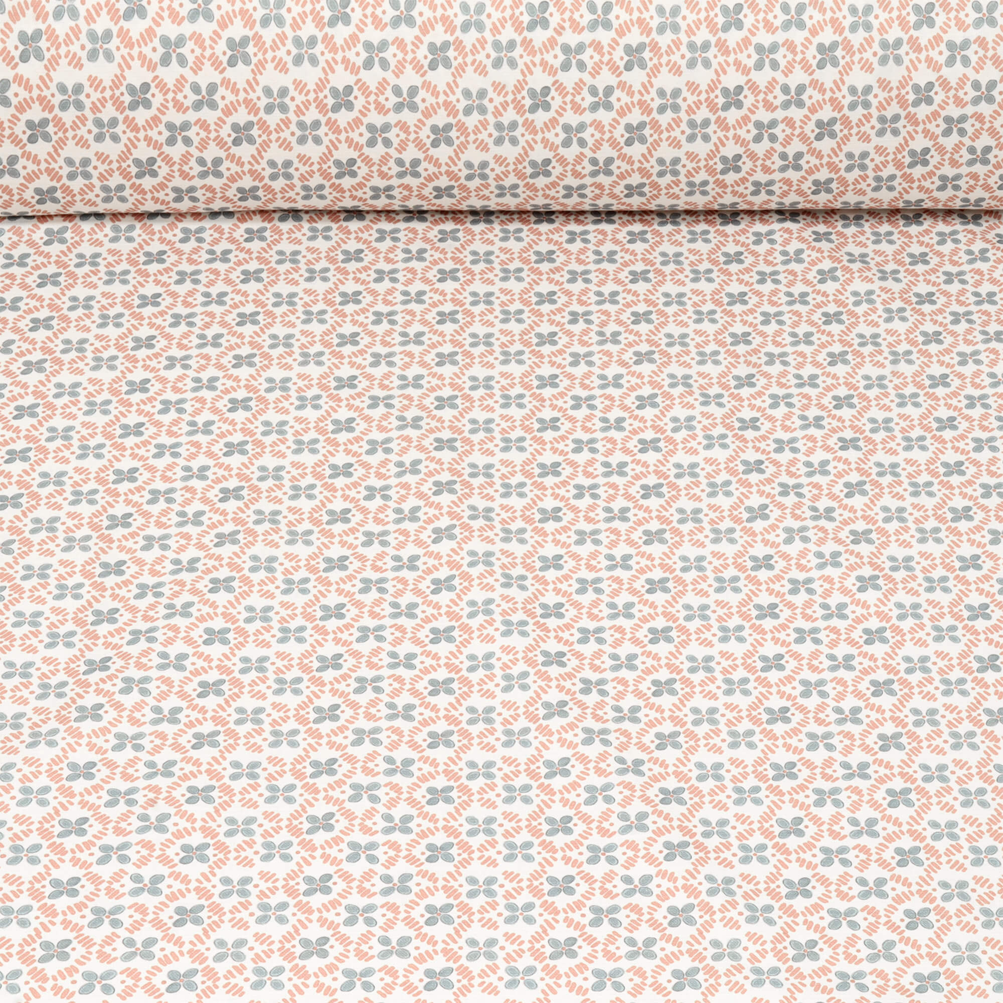 Chess Designs Littlecote Rose Fabric - Image 2