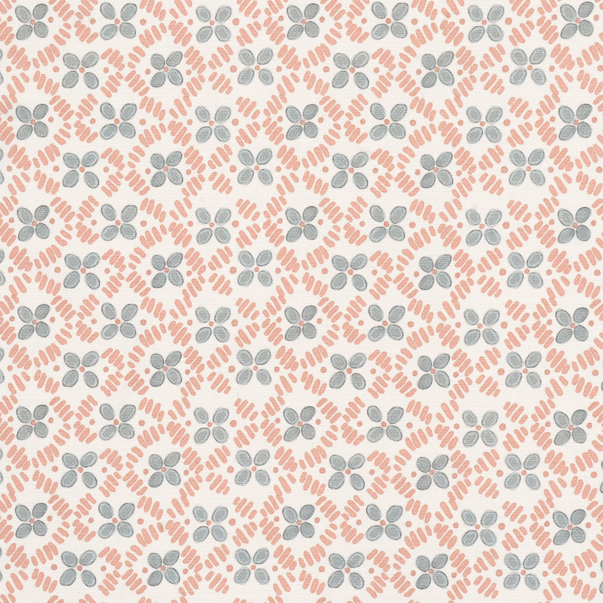 Chess Designs Littlecote Rose Fabric - Image 7