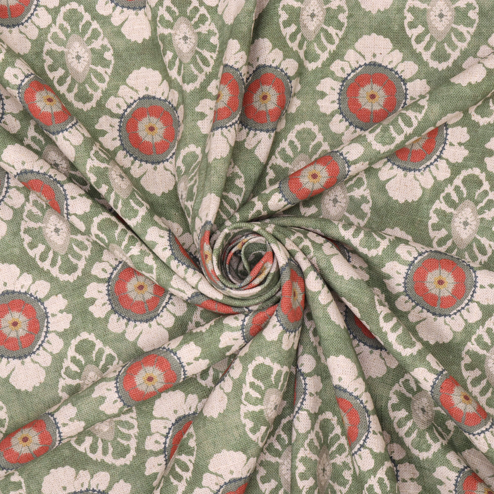Chess Designs Maya Apple Fabric - Image 3