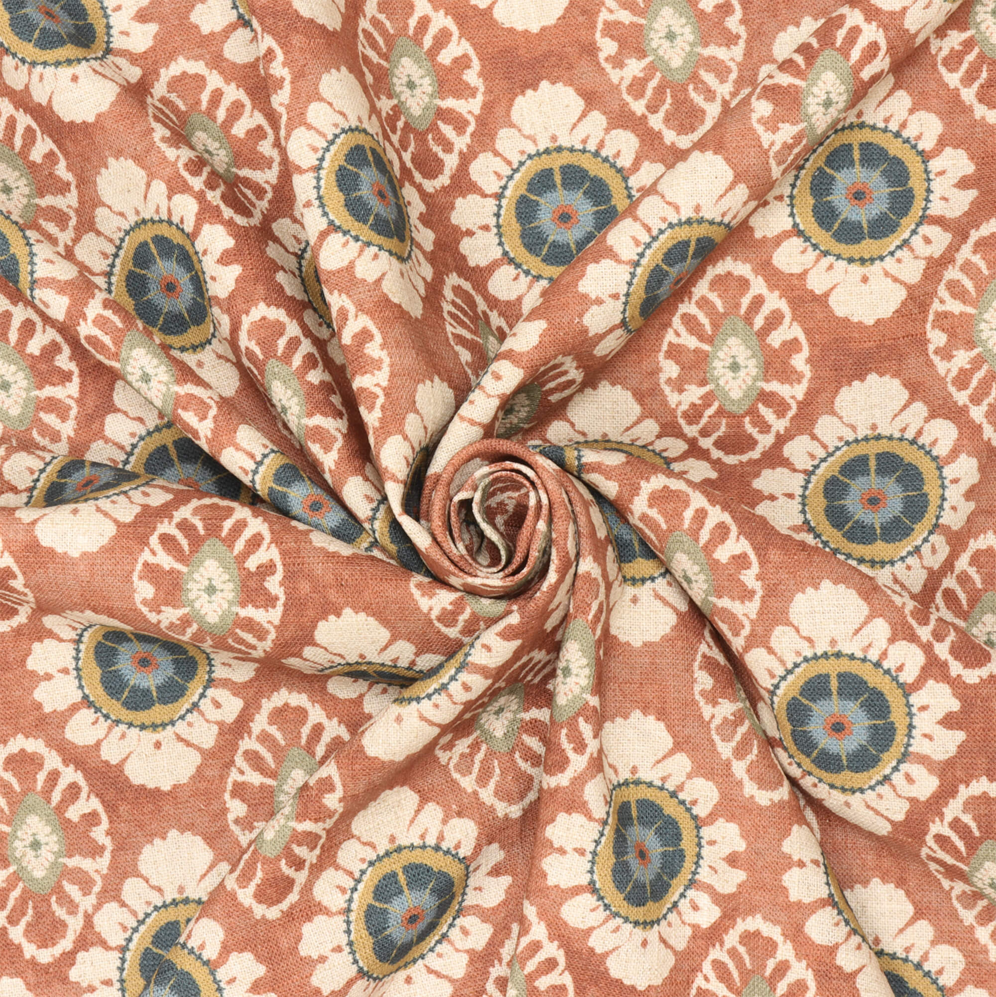 Chess Designs Maya Cinnamon Fabric - Image 4