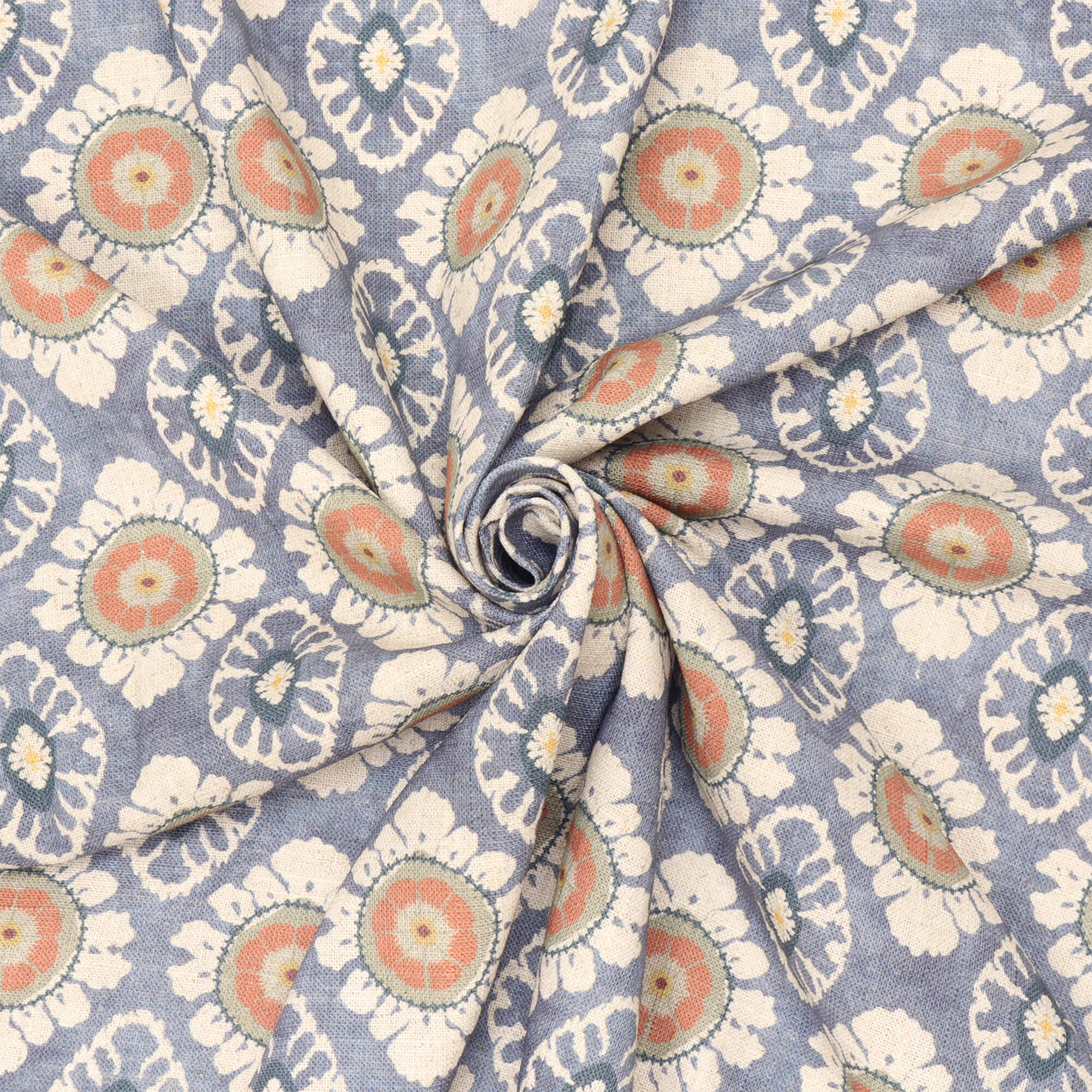 Chess Designs Maya Denim Fabric - Image 3
