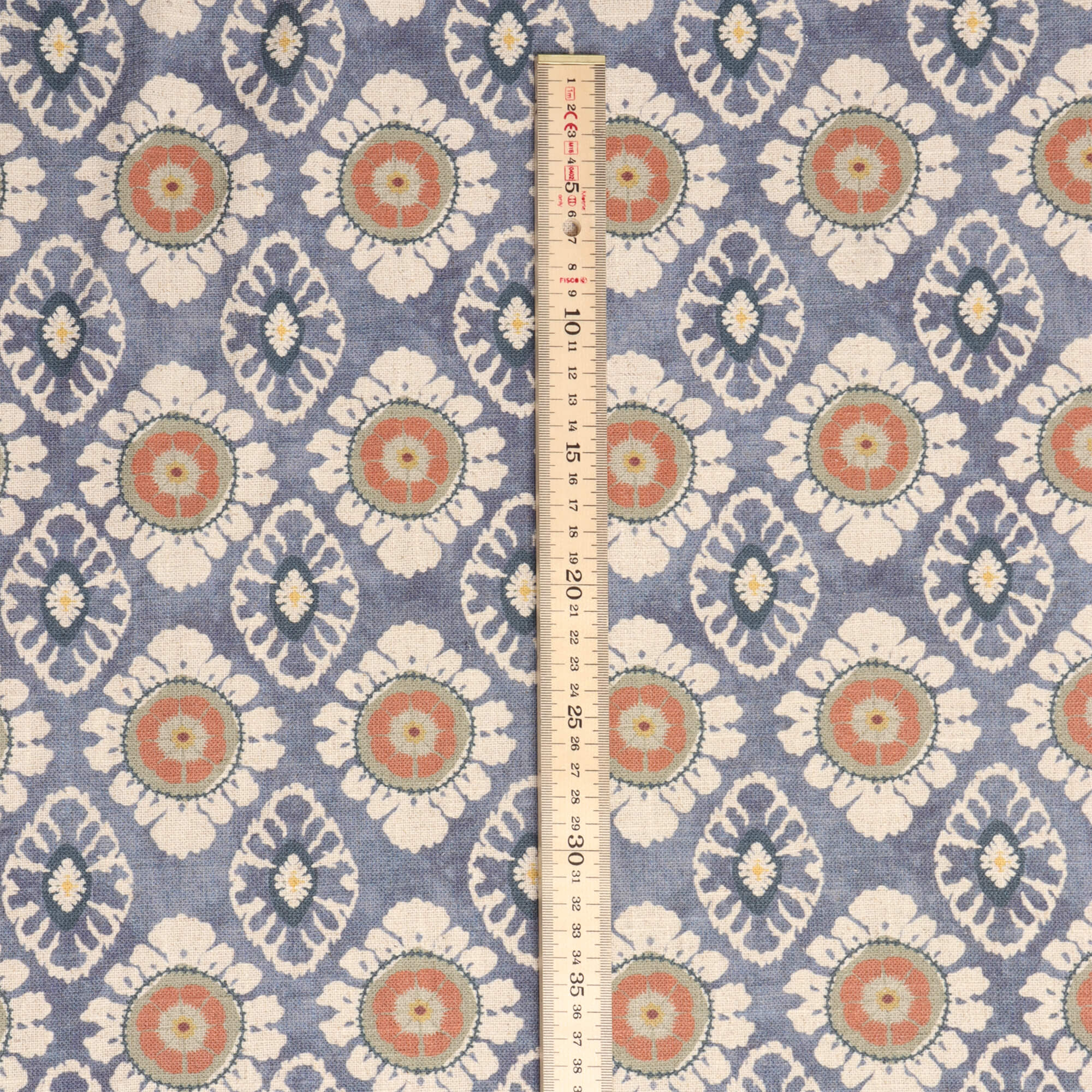 Chess Designs Maya Denim Fabric - Image 5