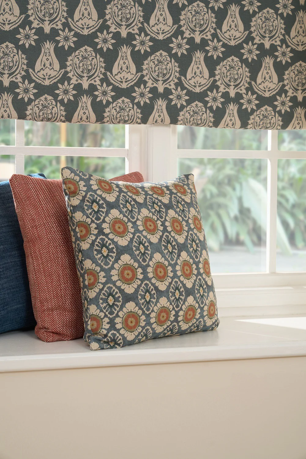 Chess Designs Maya Denim Fabric - Image 8