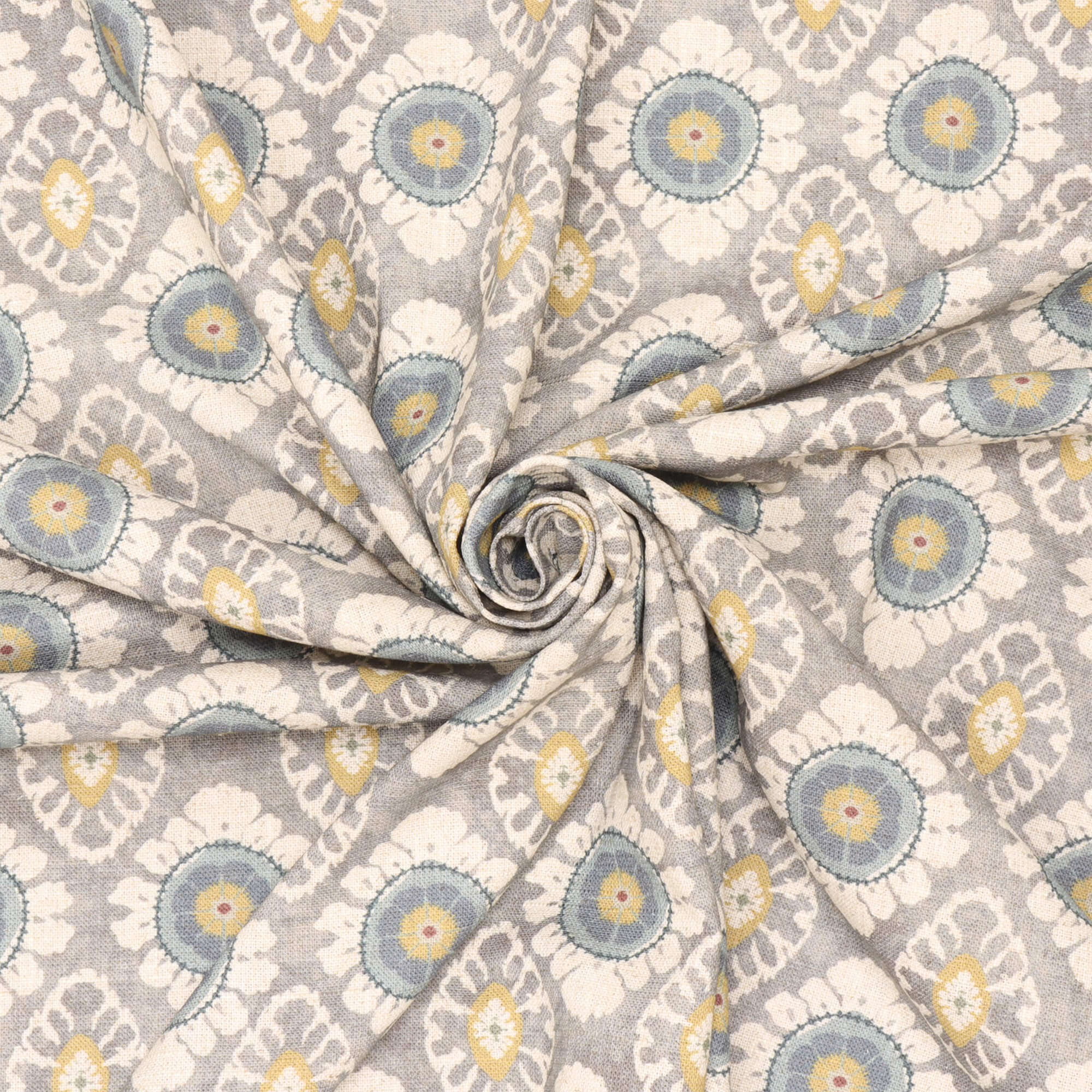 Chess Designs Maya Mineral/Ochre Fabric - Image 4