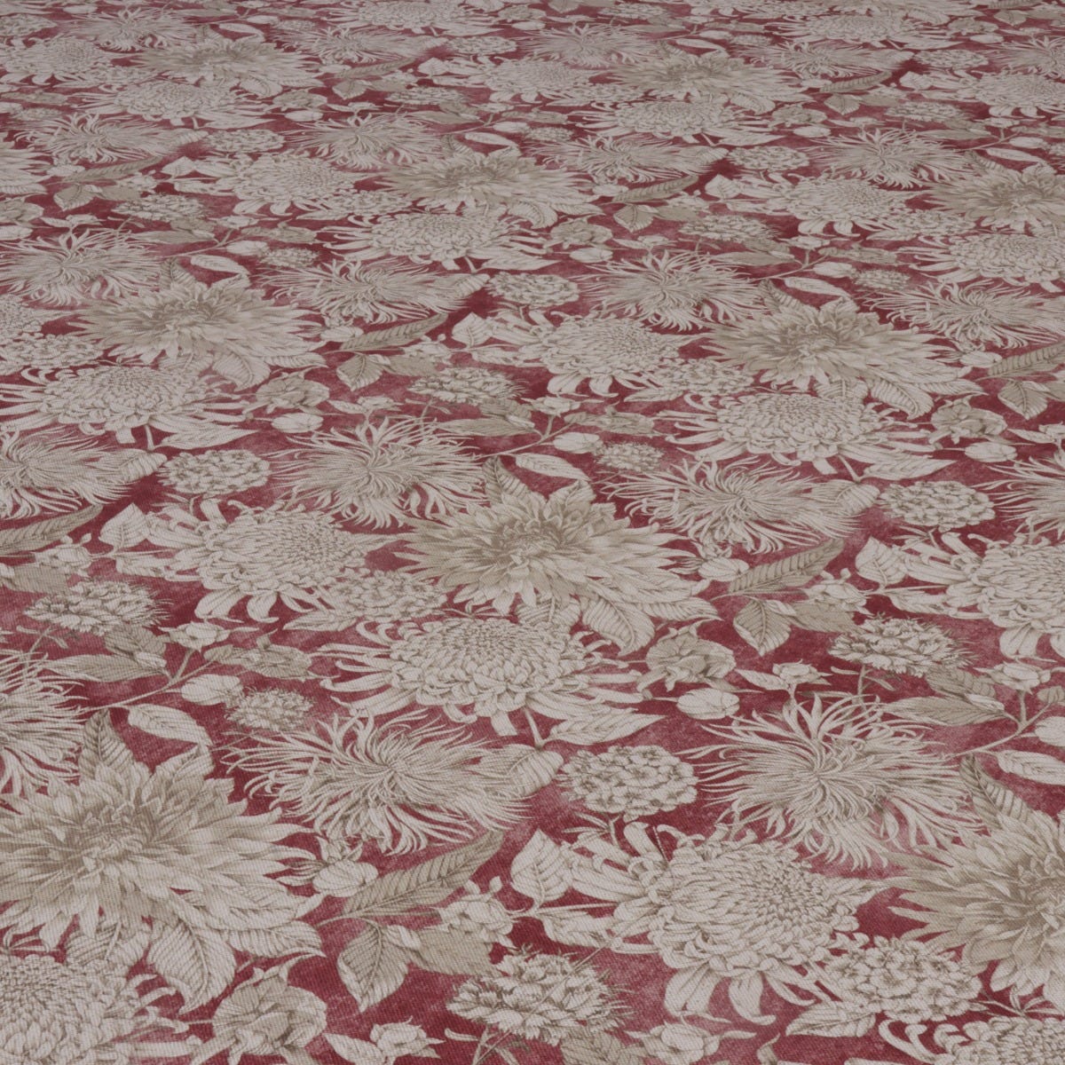 Chess Designs Purbeck Mulberry Fabric - Image 4