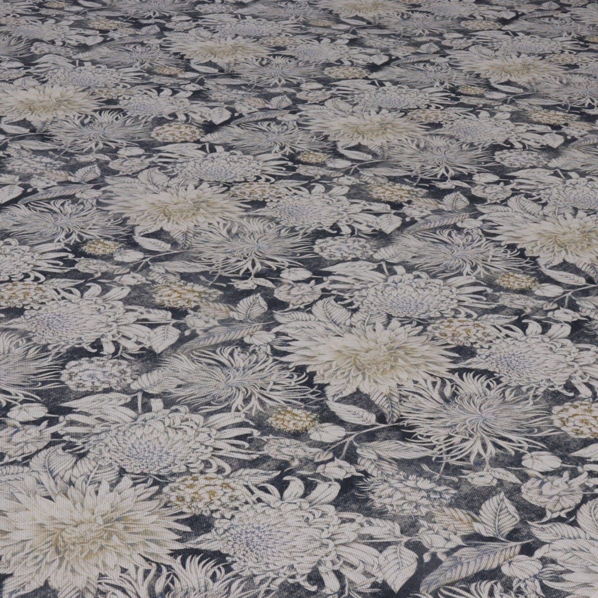 Chess Designs Purbeck Navy Fabric - Image 3