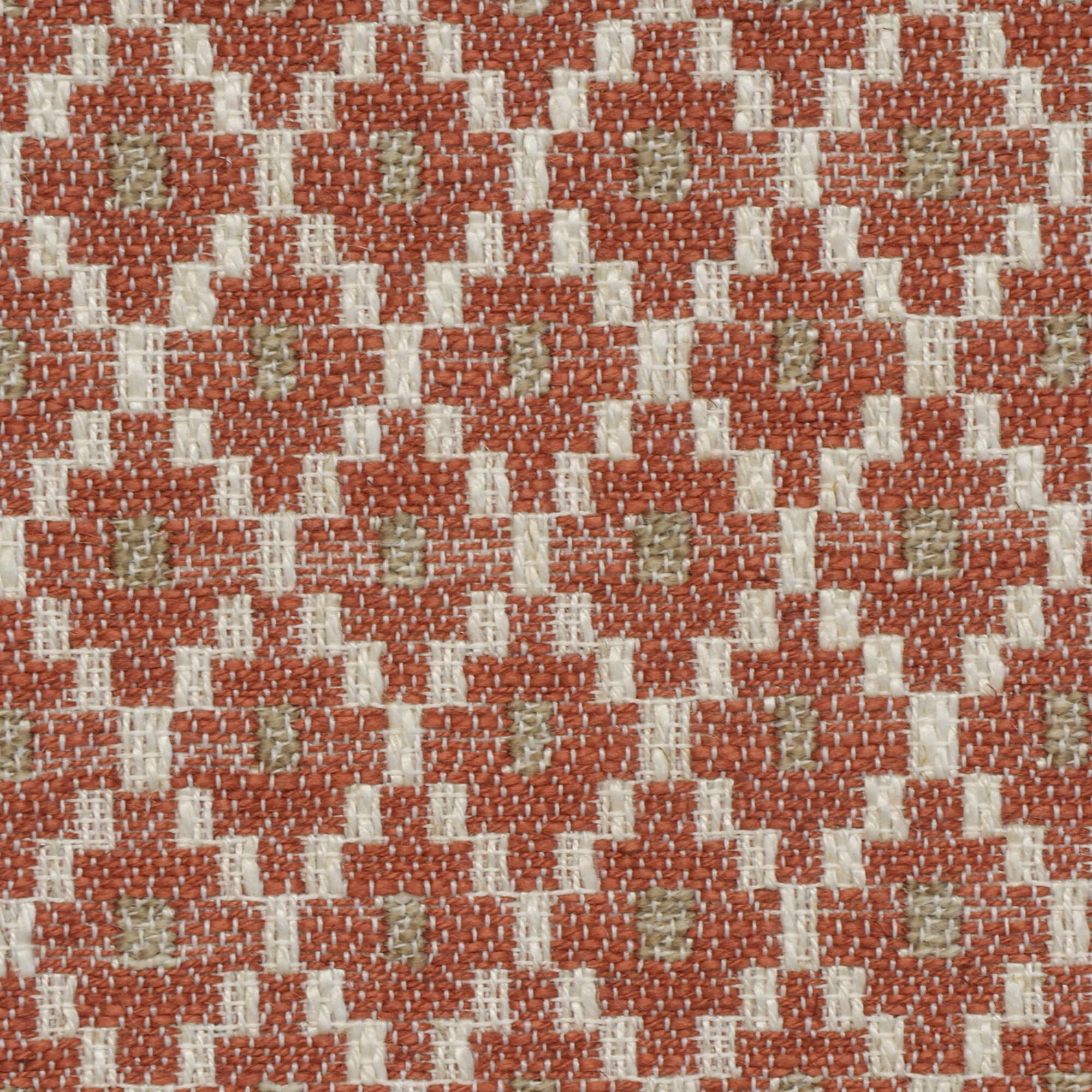 Chess Designs Rossini Fired Earth Fabric - Image 6