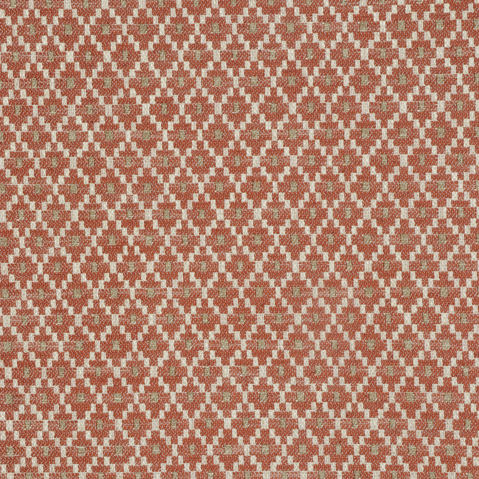 Chess Designs Rossini Fired Earth Fabric - Image 7