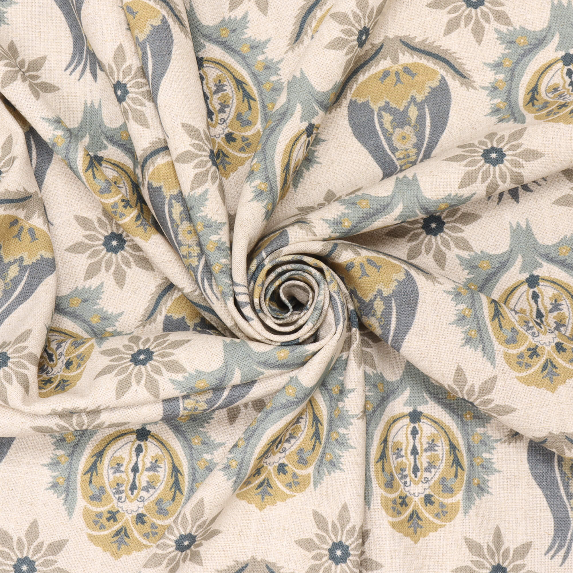 Chess Designs Talia Mineral/Ochre Fabric - Image 3