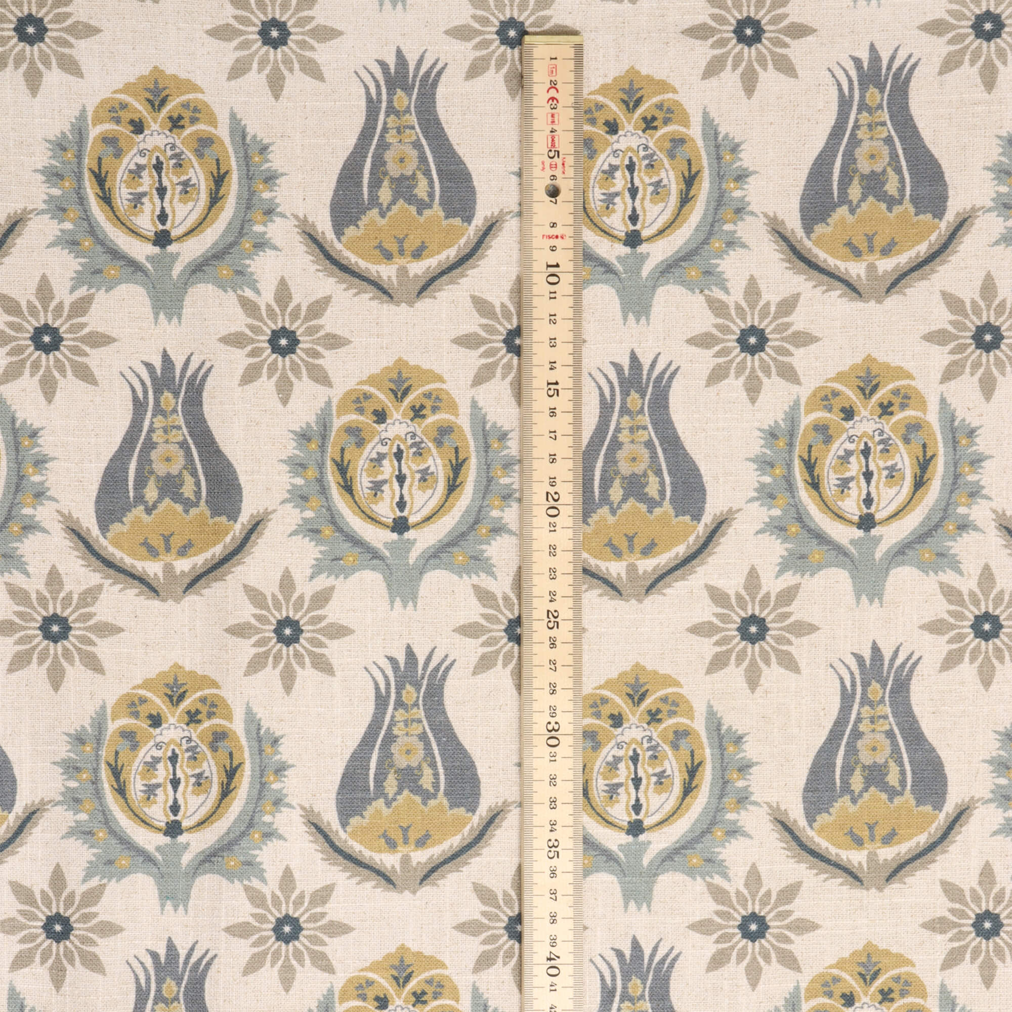 Chess Designs Talia Mineral/Ochre Fabric - Image 5