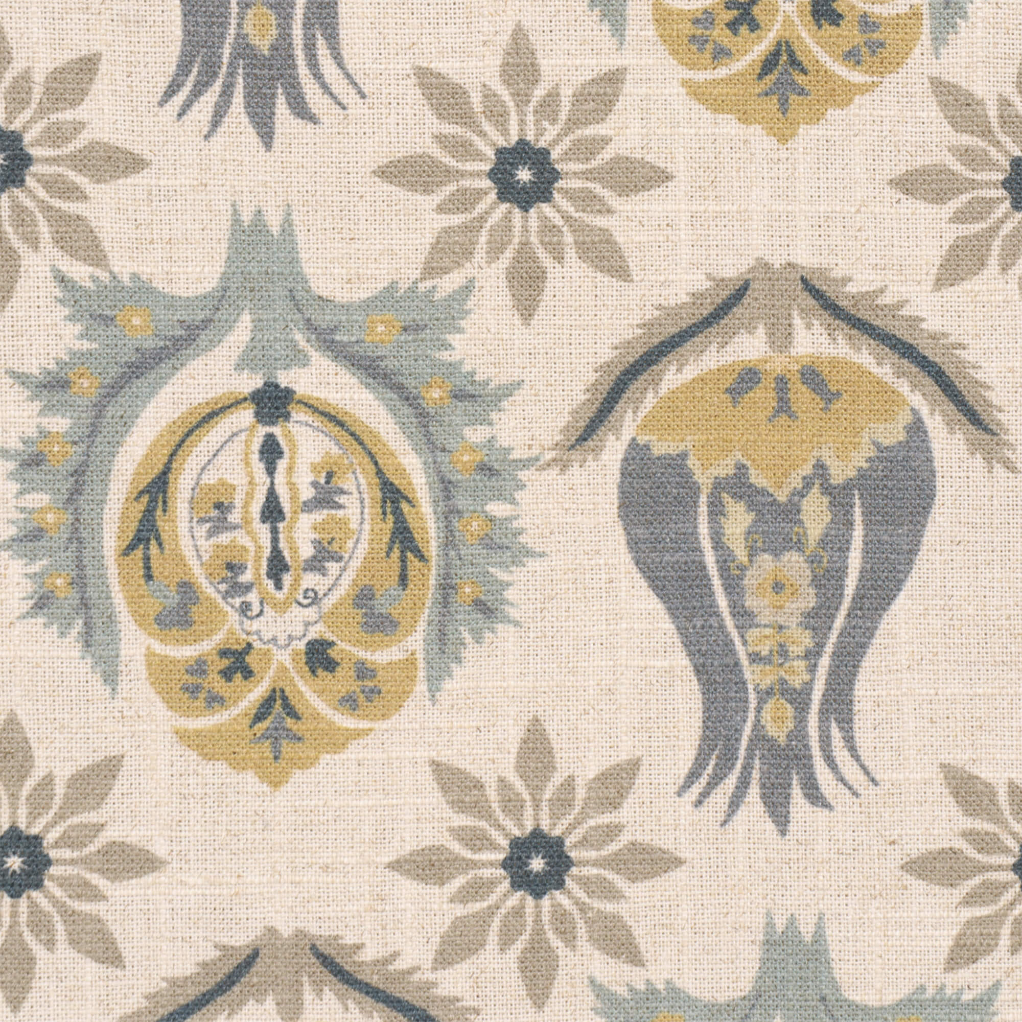 Chess Designs Talia Mineral/Ochre Fabric - Image 6