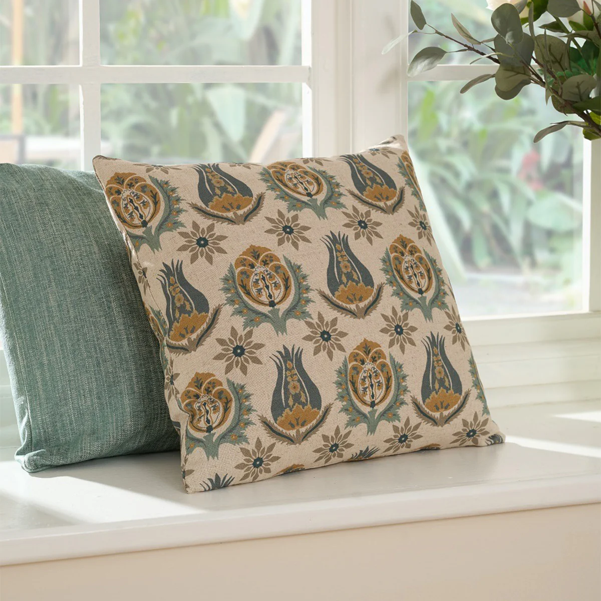 Chess Designs Talia Mineral/Ochre Fabric - Image 9