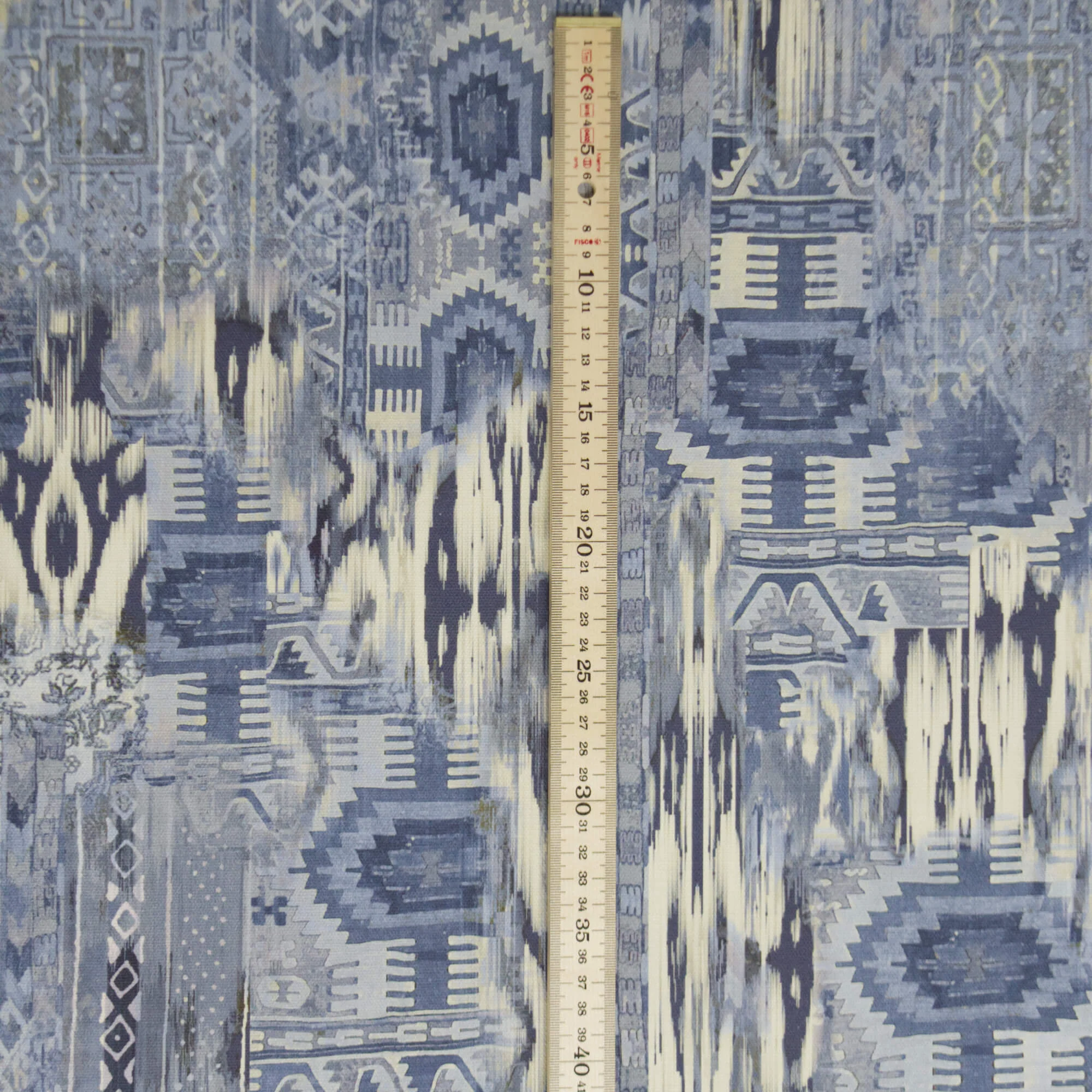 Chess Designs Talula Indigo Fabric - Image 5