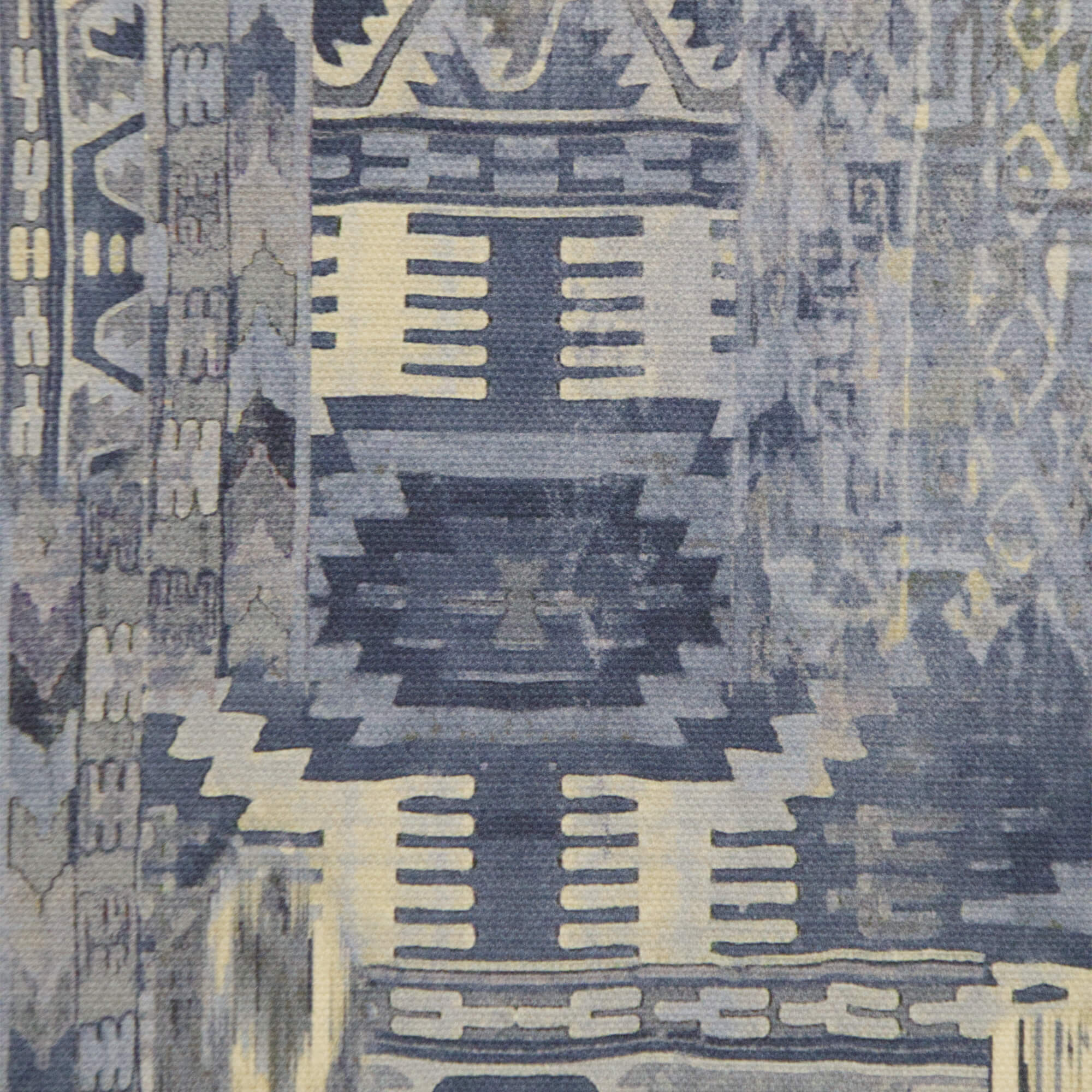 Chess Designs Talula Indigo Fabric - Image 6