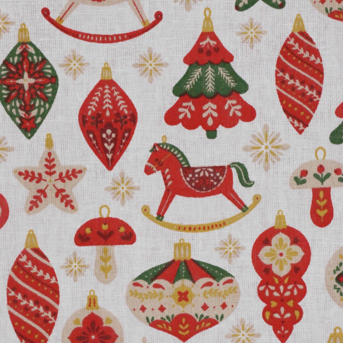 Christmas Decorations 100% Cotton Fabric - Image 4
