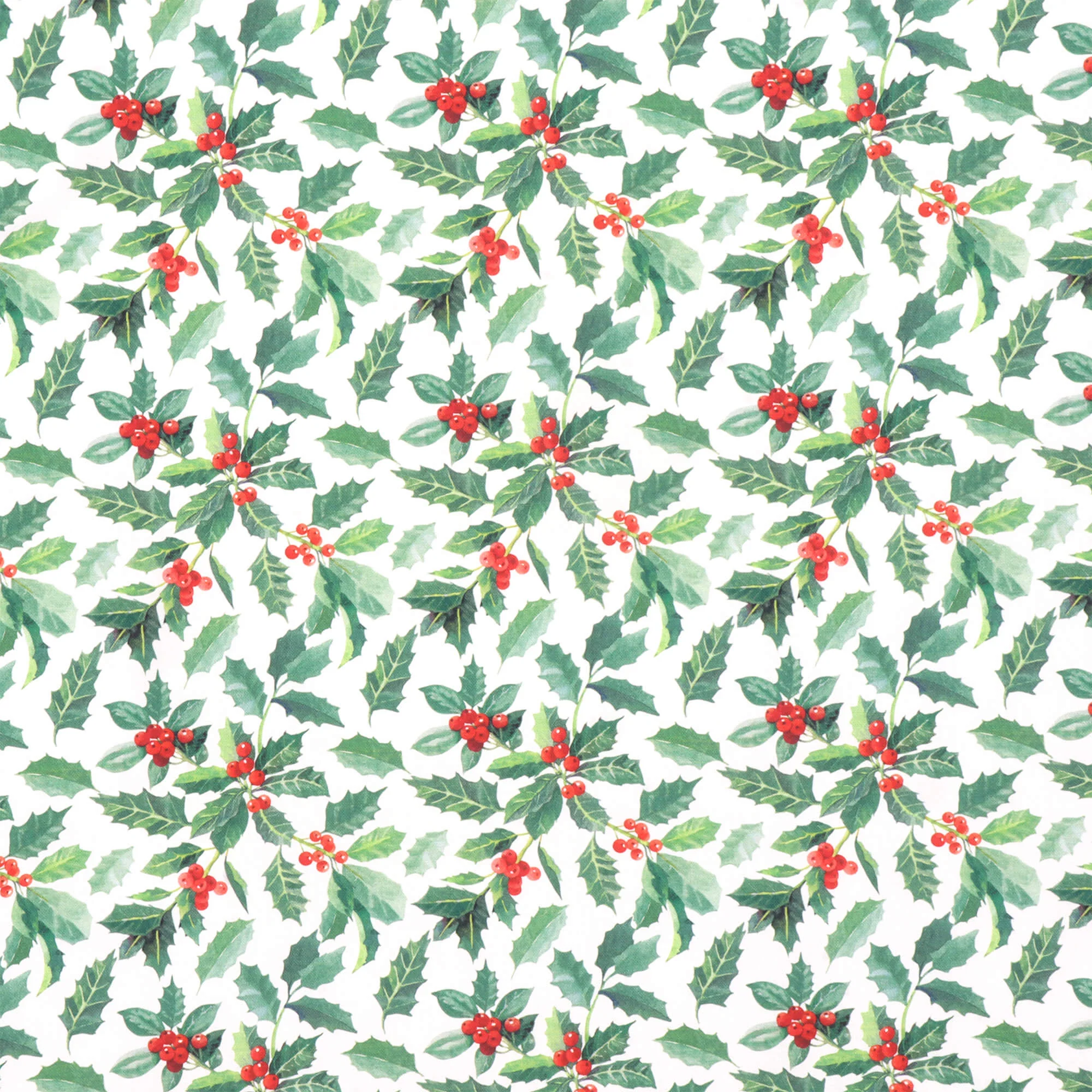 Christmas Holly Double Width Fabric - Image 6