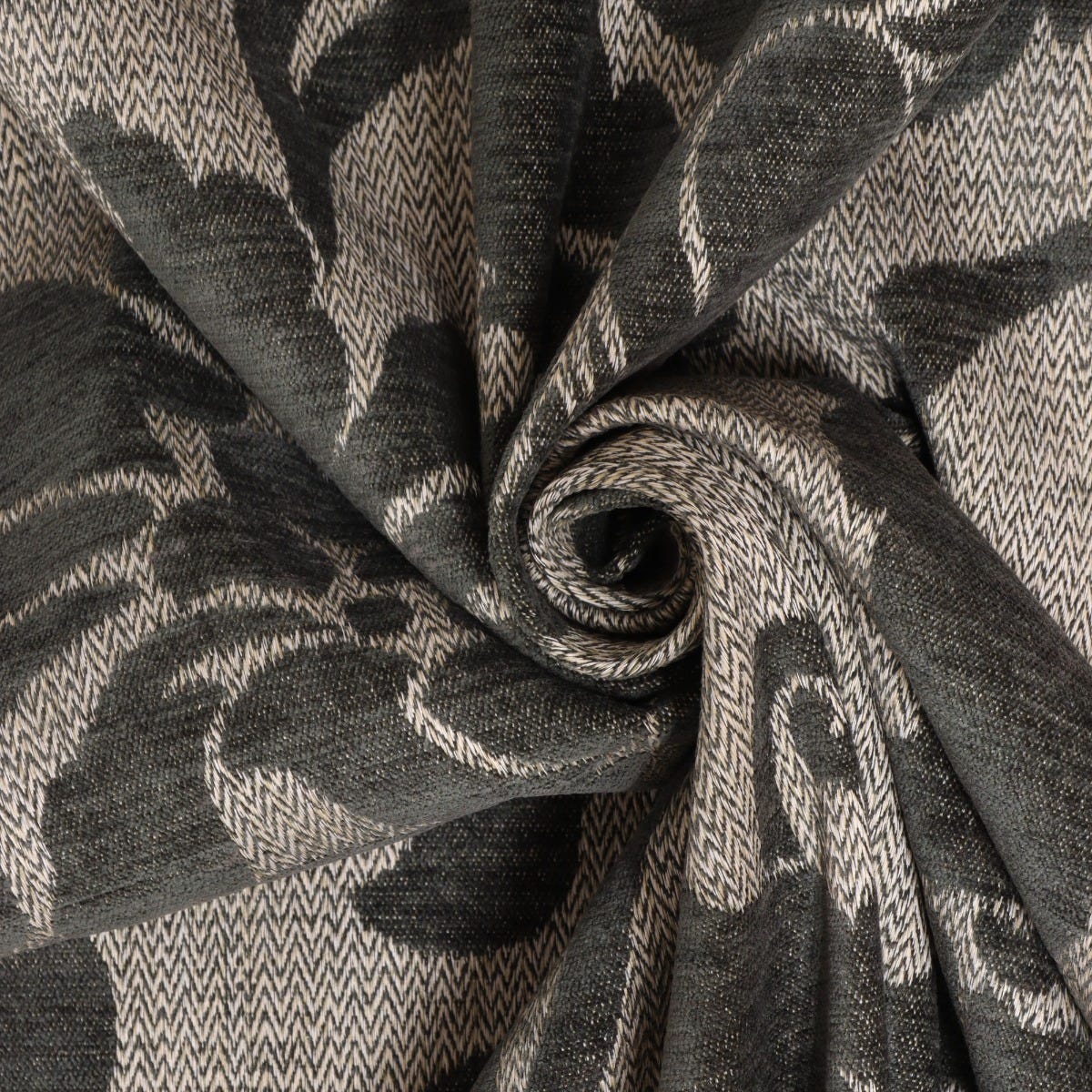 Clearance Floral Jacquard Chenille Fabric - Image 3