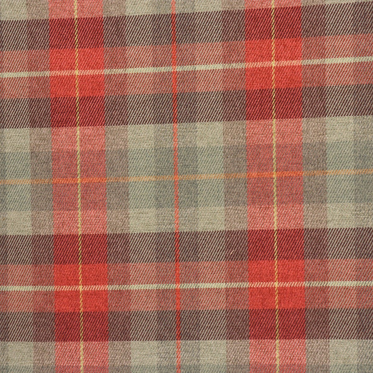 Clearance Green Check FR Upholstery Fabric - Image 5