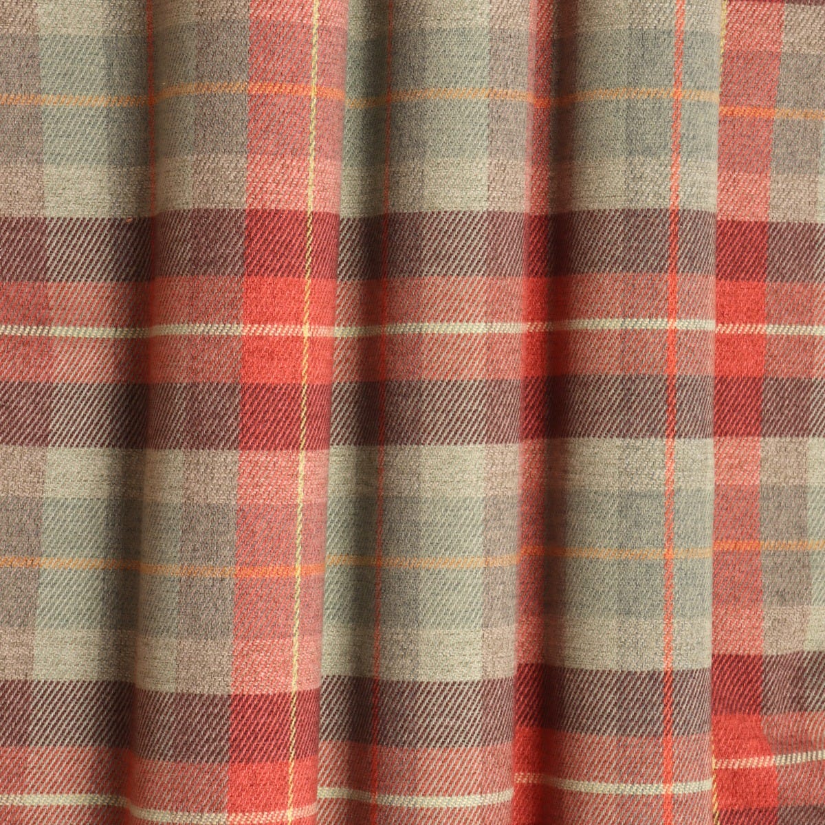 Clearance Green Check FR Upholstery Fabric - Image 6