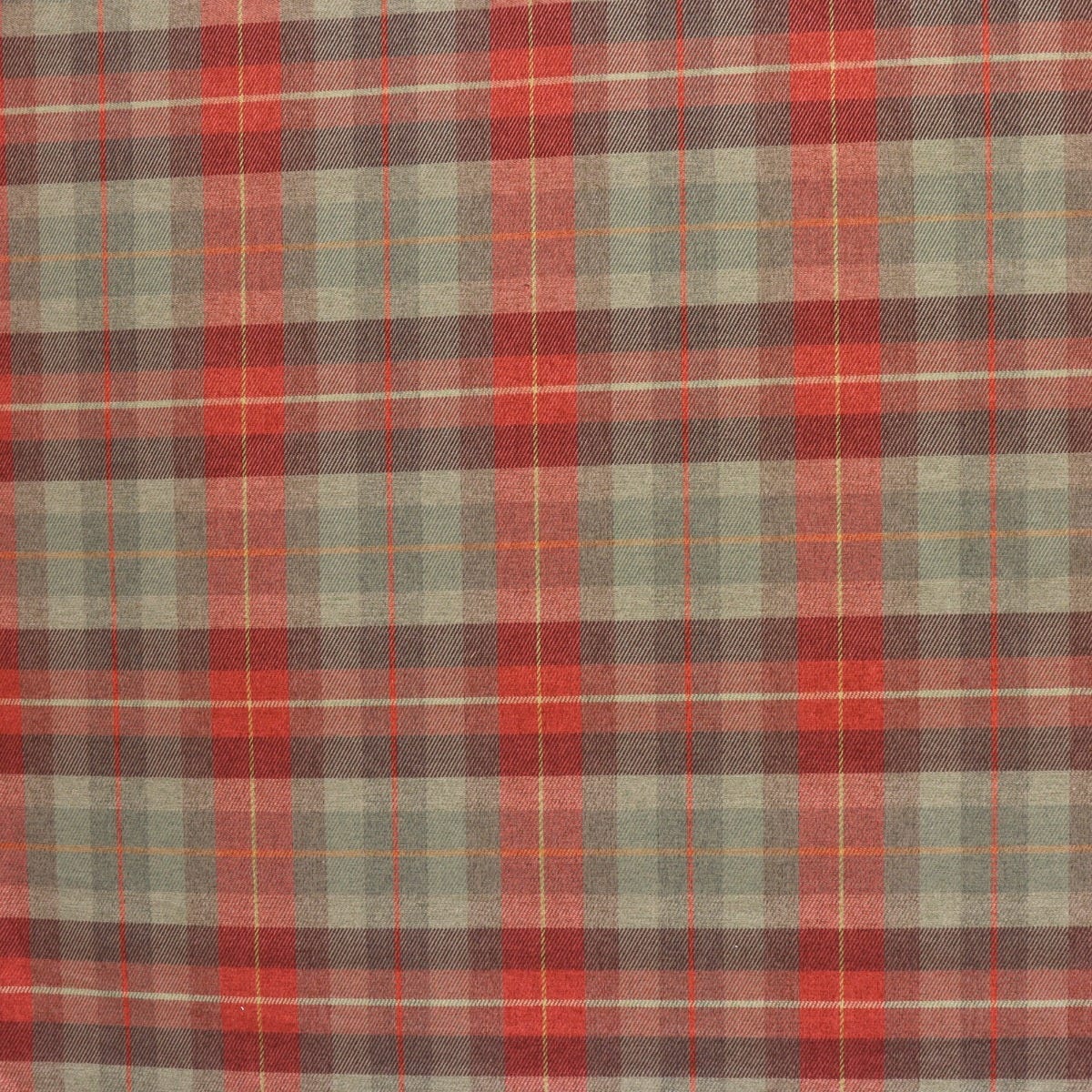Clearance Green Check FR Upholstery Fabric - Image 7