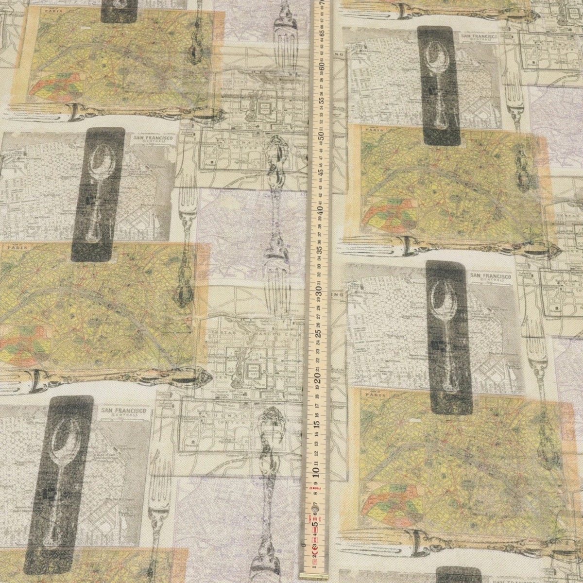 Clearance Linwood Cartophily Fabric - Image 4