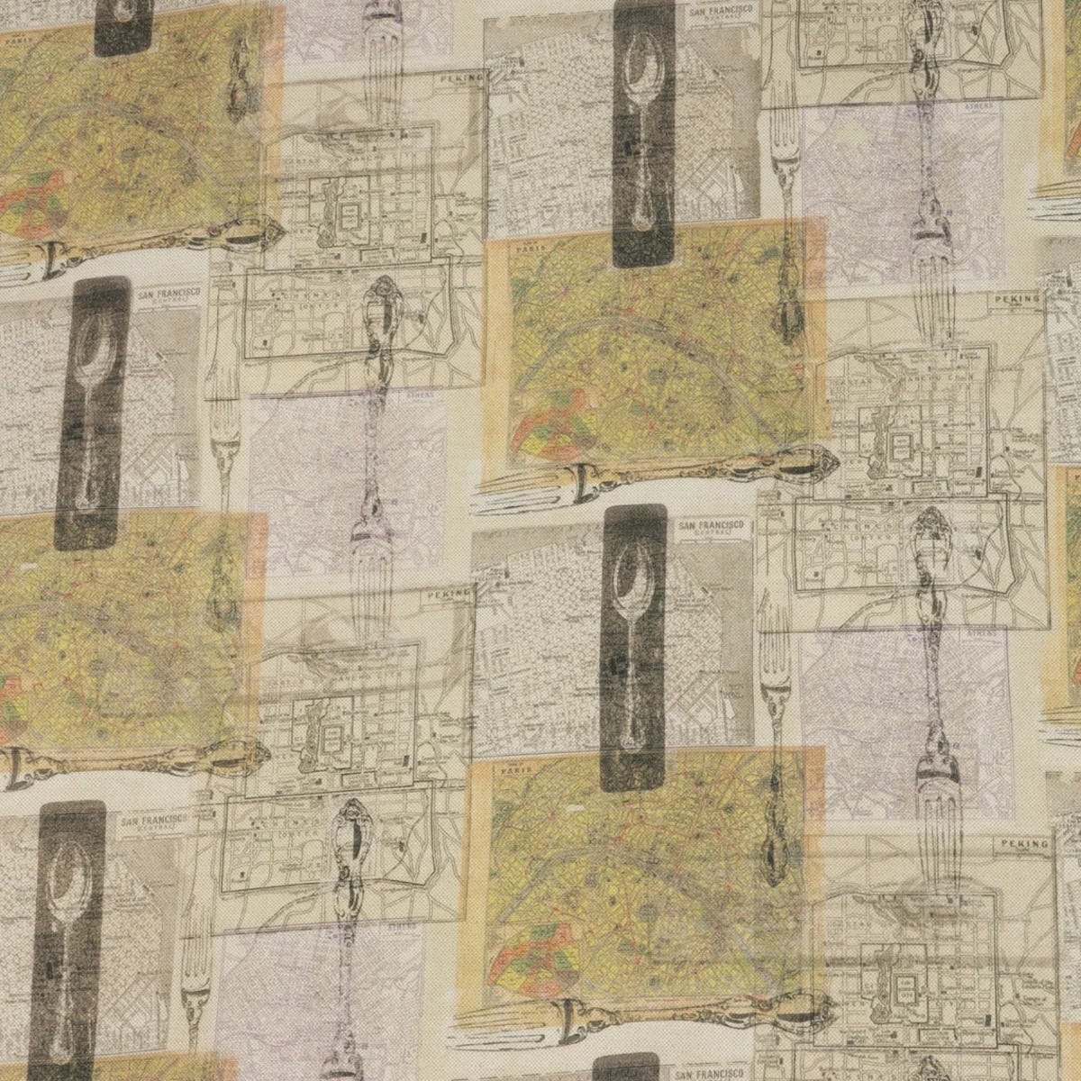 Clearance Linwood Cartophily Fabric - Image 6