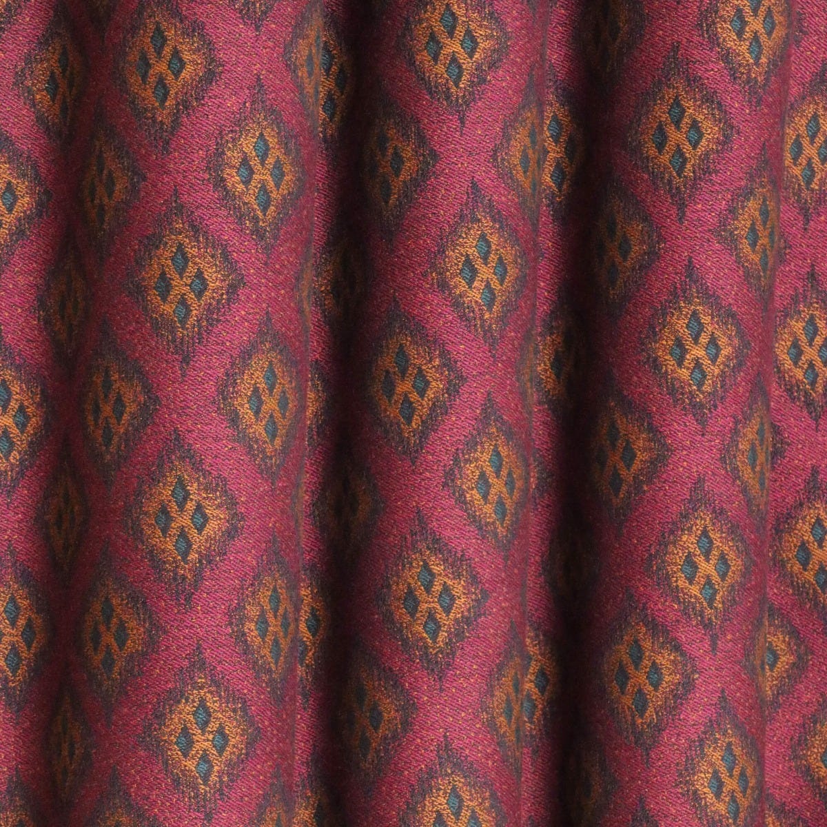 Clearance Malay Jacquard FR Magenta Fabric - Image 5