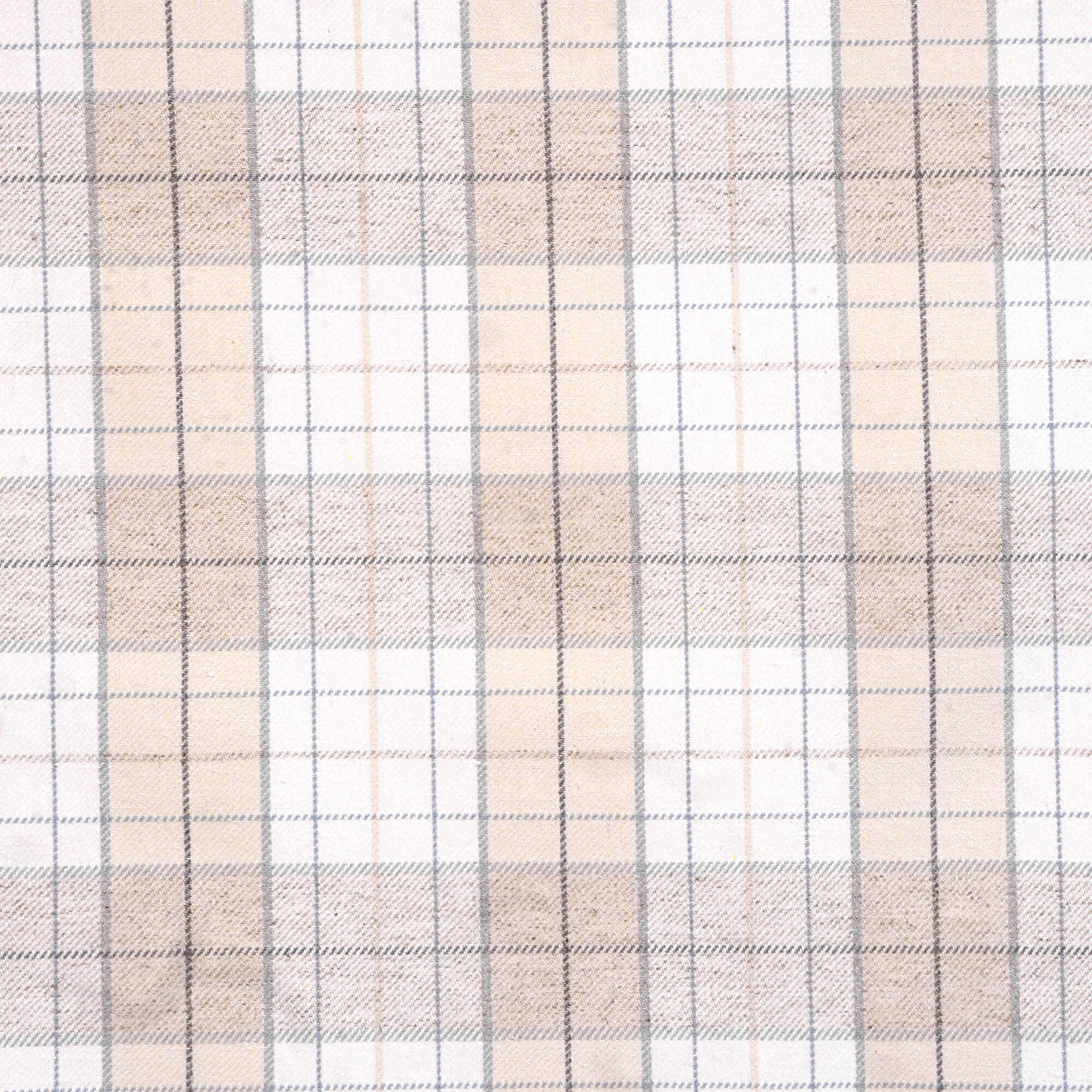 Clearance Next Natural Check FR Upholstery Fabric - Image 3