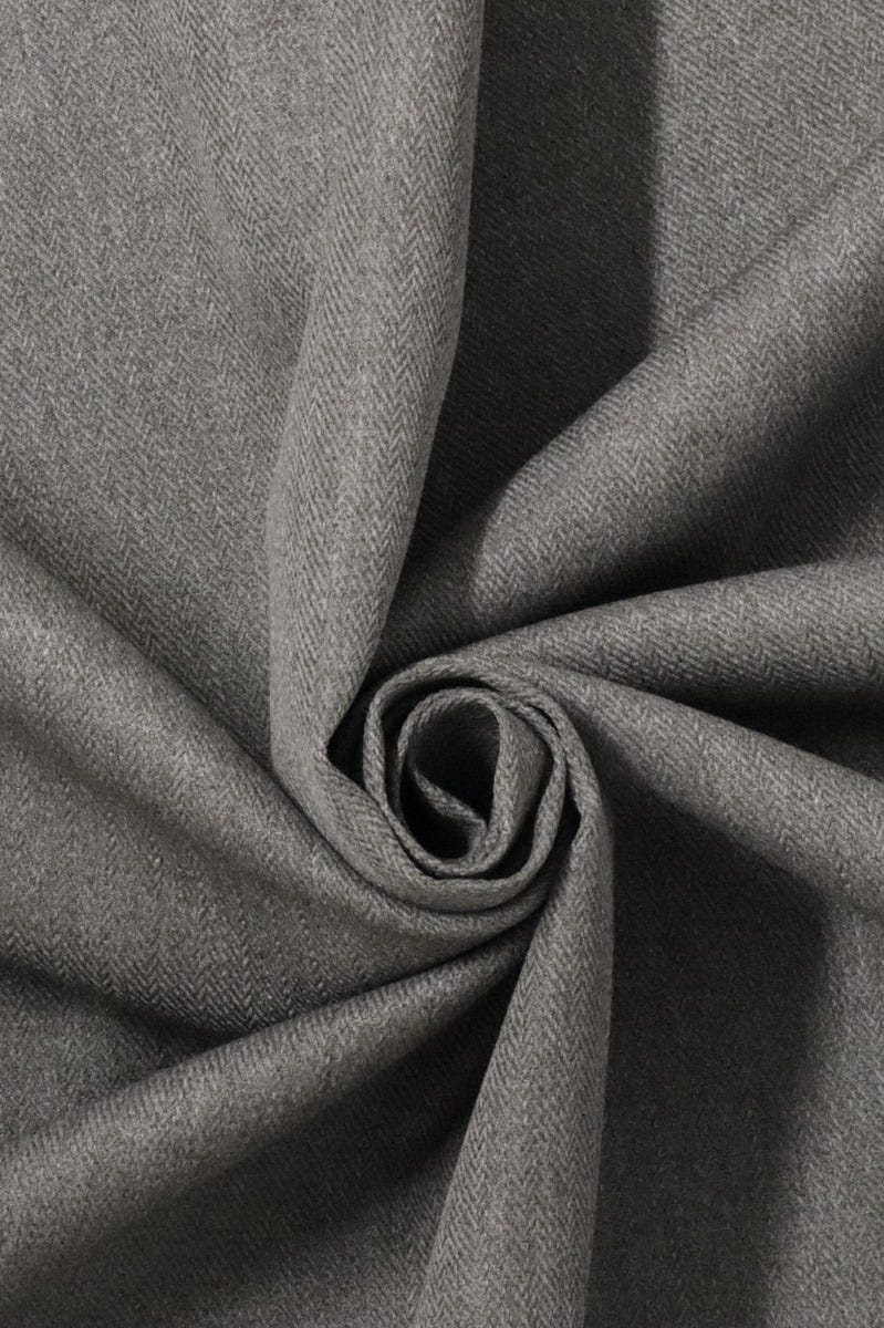 Clearance Next Whitby Herringbone FR Fabric Steel