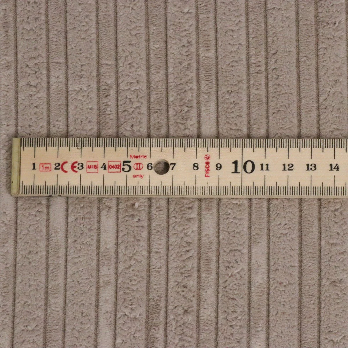 Clearance Varese Chestnut Chenille Stripe Fabric - Image 5