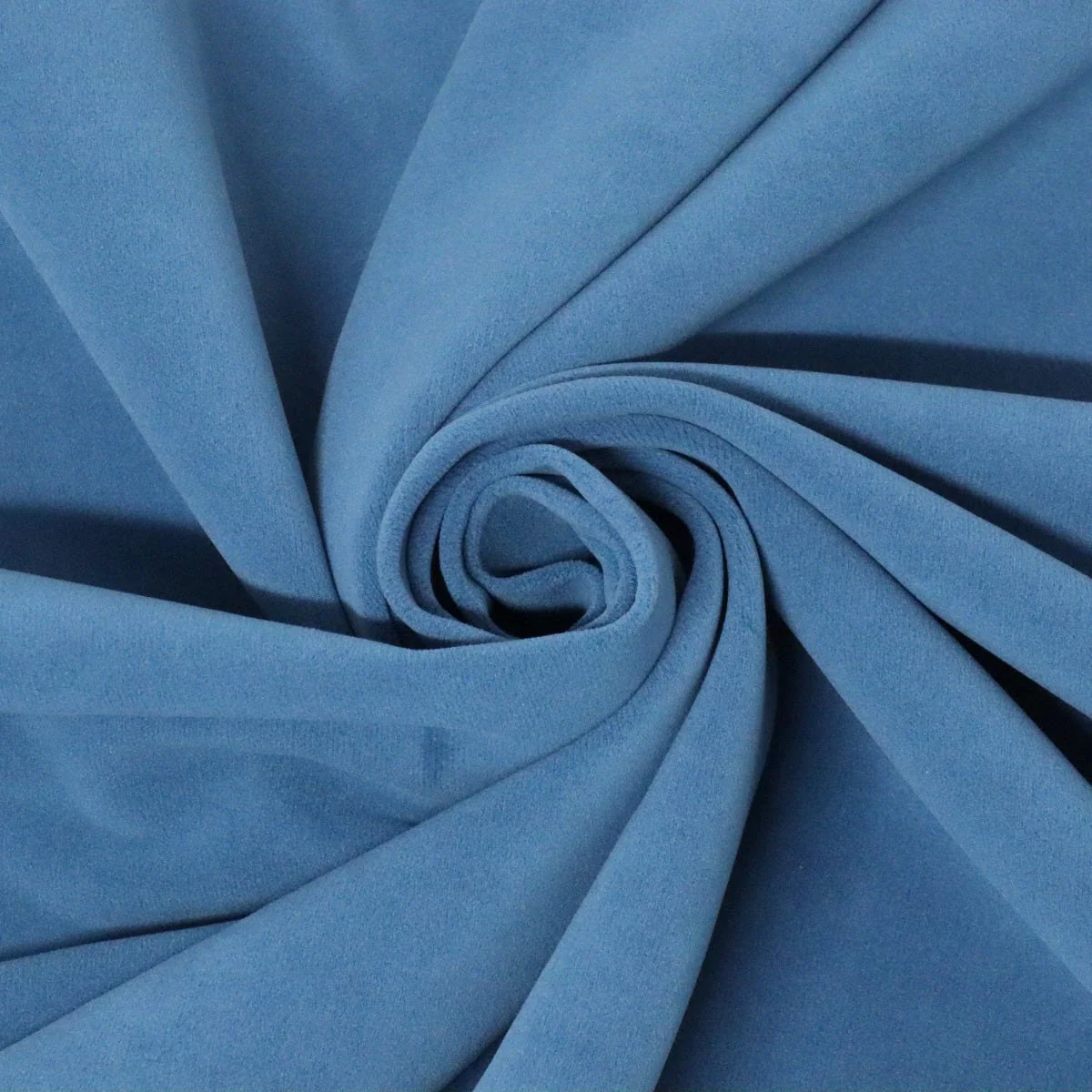 Clearance Velvet Poly FR Teal Fabric - Image 4