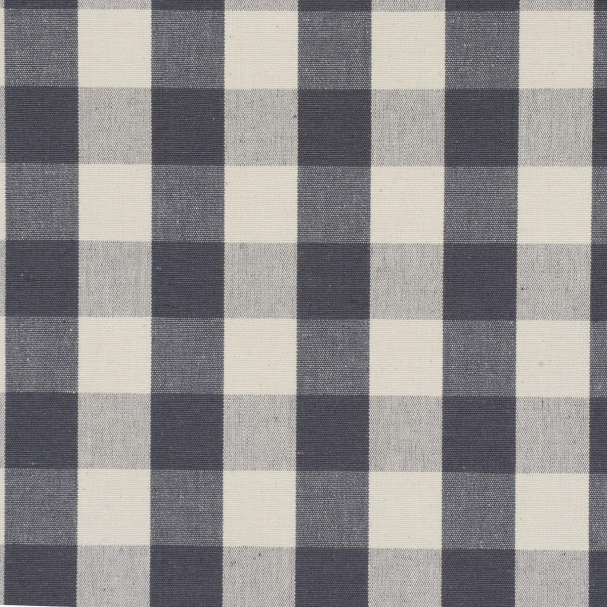Clifton Gingham Grey Fabric - Image 6