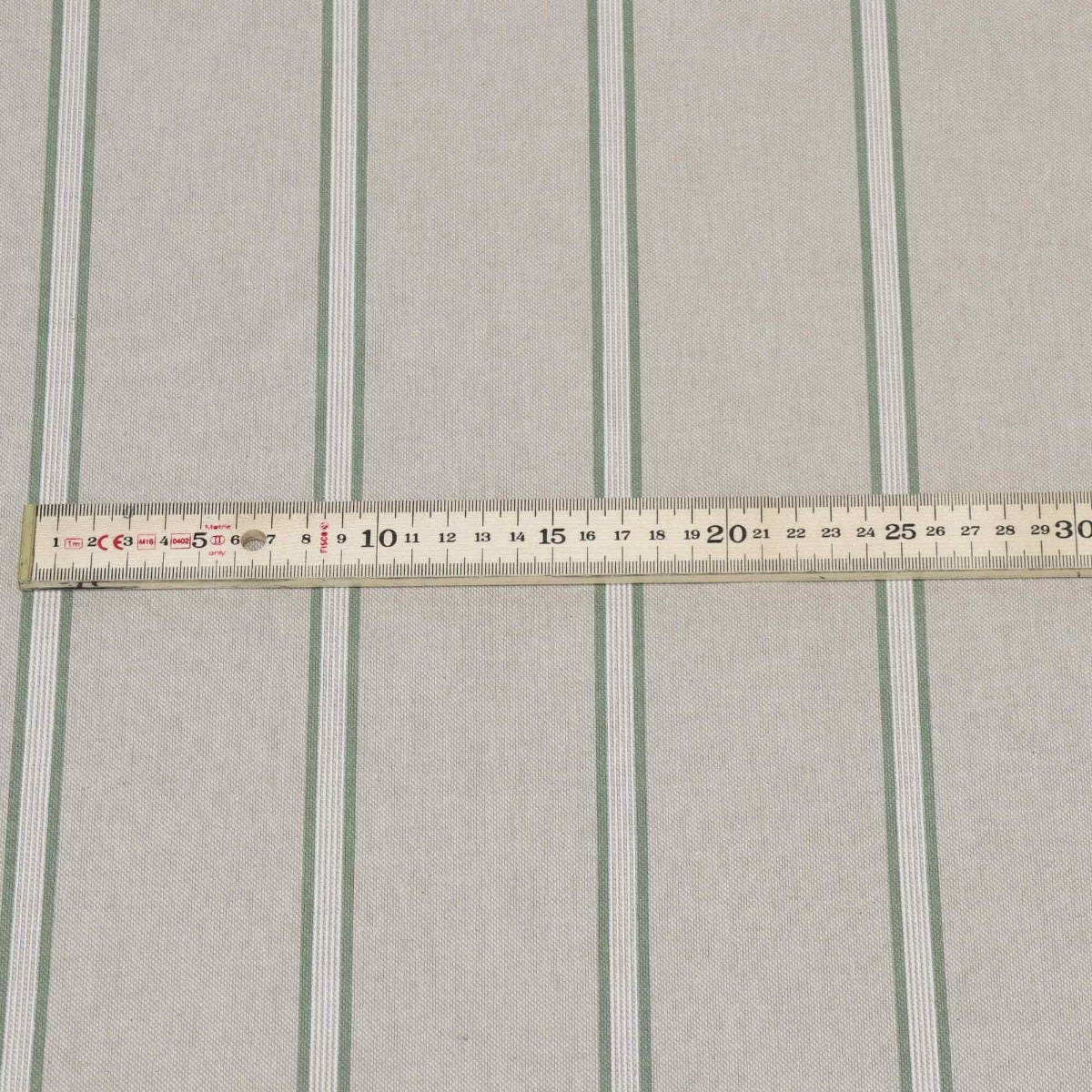 Columbia Stripe Green Fabric - Image 5